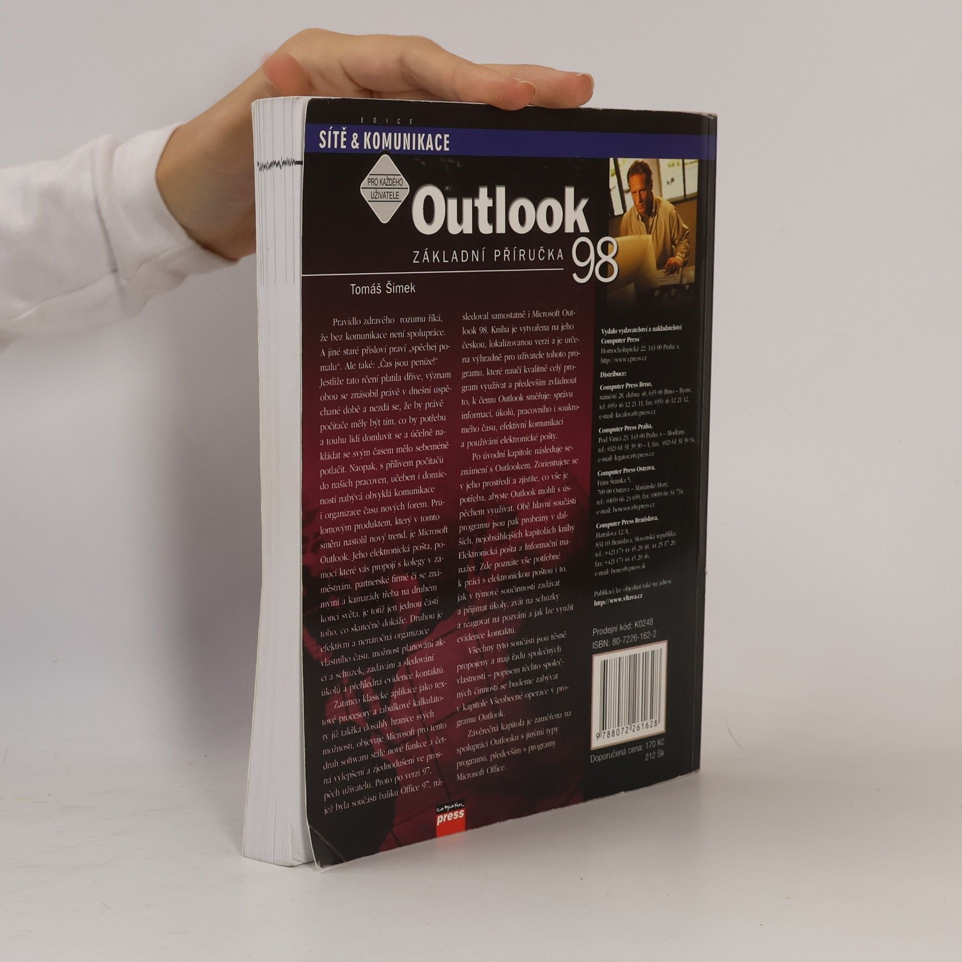 Tomáš Šimek Microsoft Outlook TM 98 : základní příručka