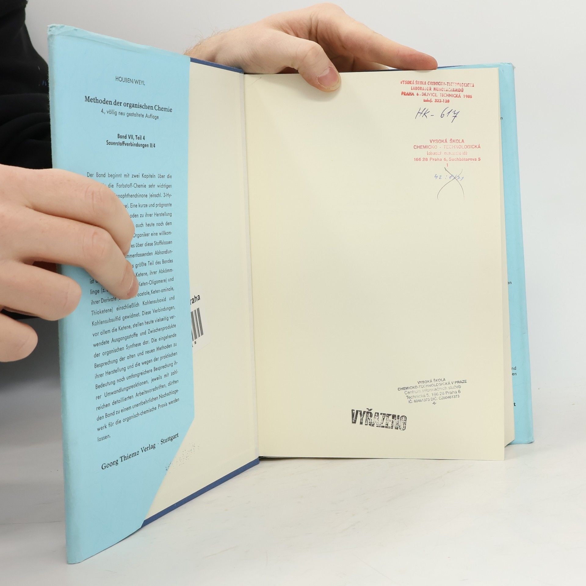 Autorenkollektiv Methoden der organischen Chemie: Sauerstoff-Verbindungen II