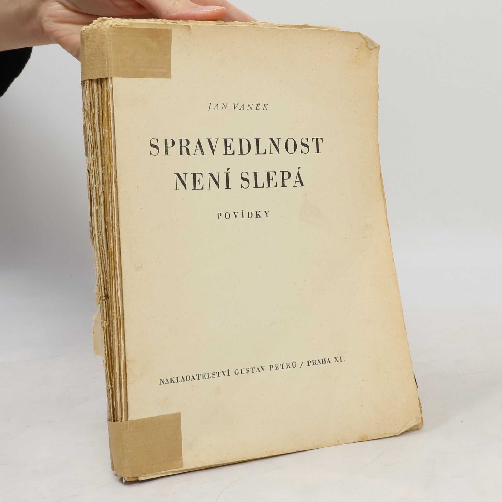 Jan Vaněk Spravedlnost není slepá