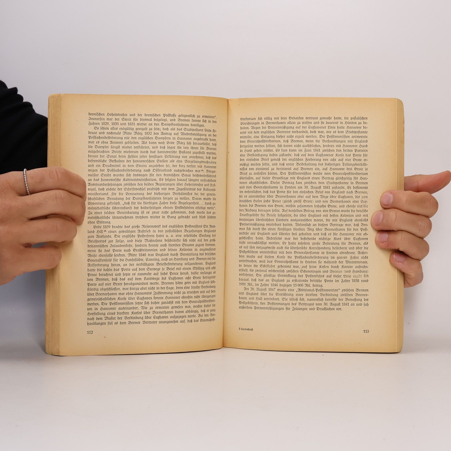 Chr. Piefke Geschichte der Bremischen Landespost