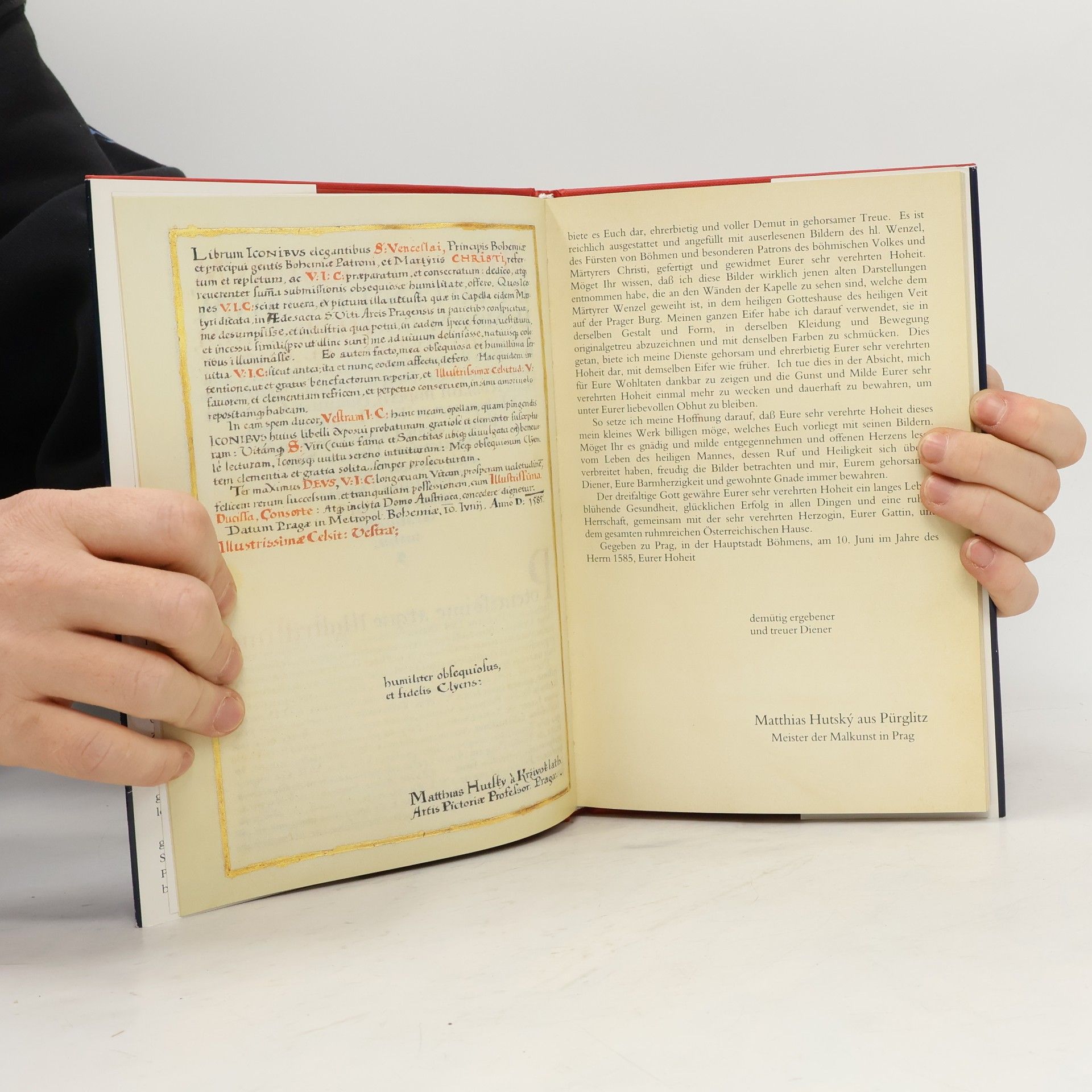 Matthias Hutský Bilder zum Leben und Martyrium des Hl. Wenzel