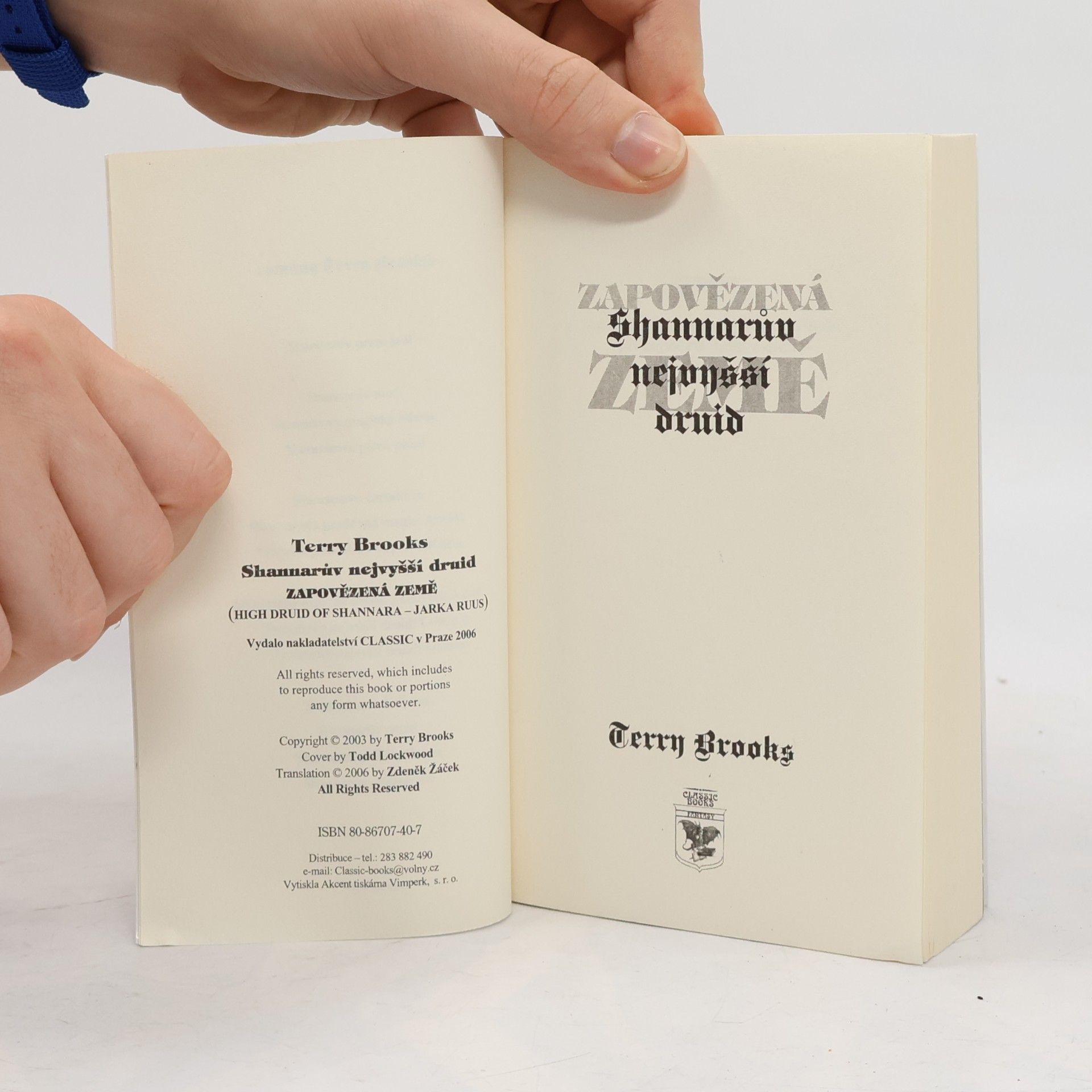 Terry Brooks Zapovězená země