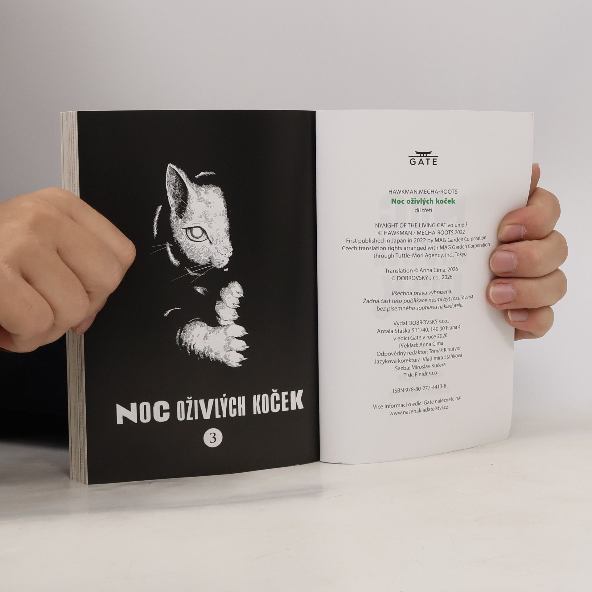 Hawkman Maxikočka - 3: Noc oživlých koček