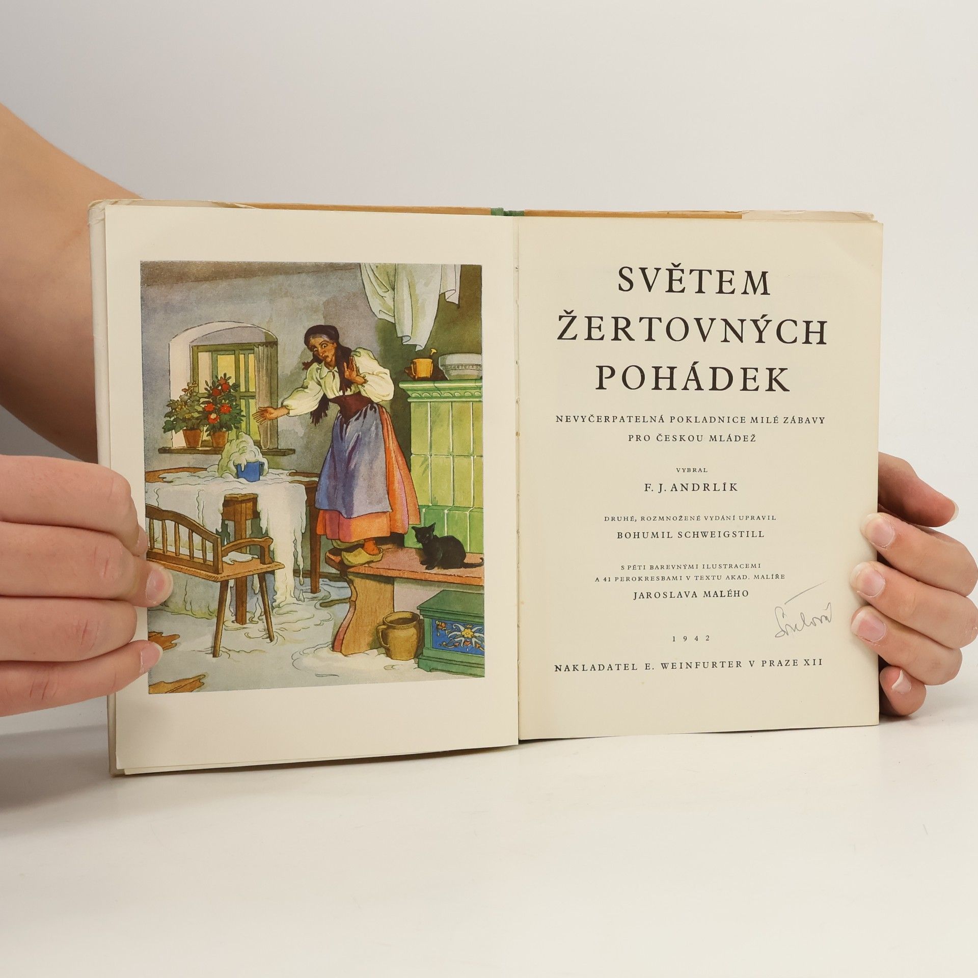 František Josef Andrlík Světem žertovných pohádek