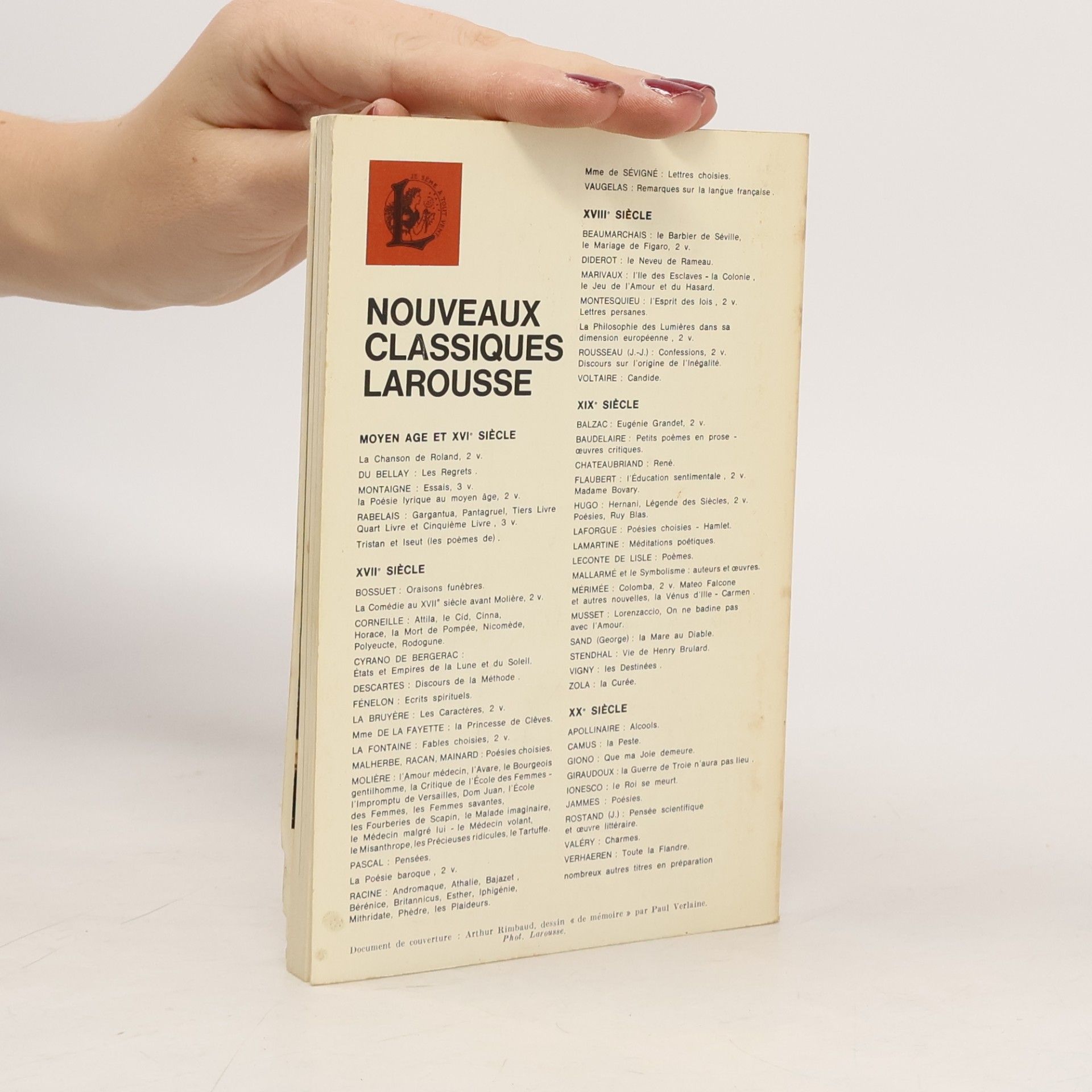 Arthur Rimbaud Pages choisies
