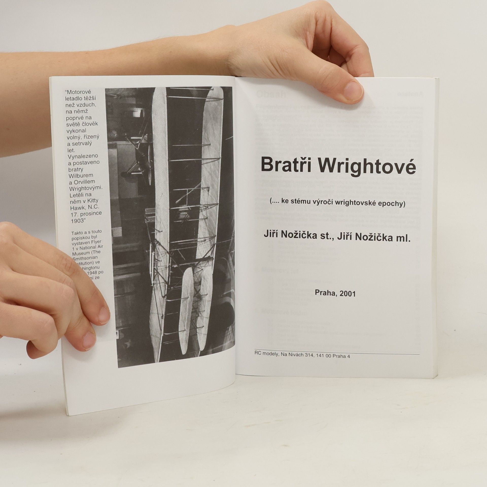 Jiří Nožička starší Bratři Wrightové