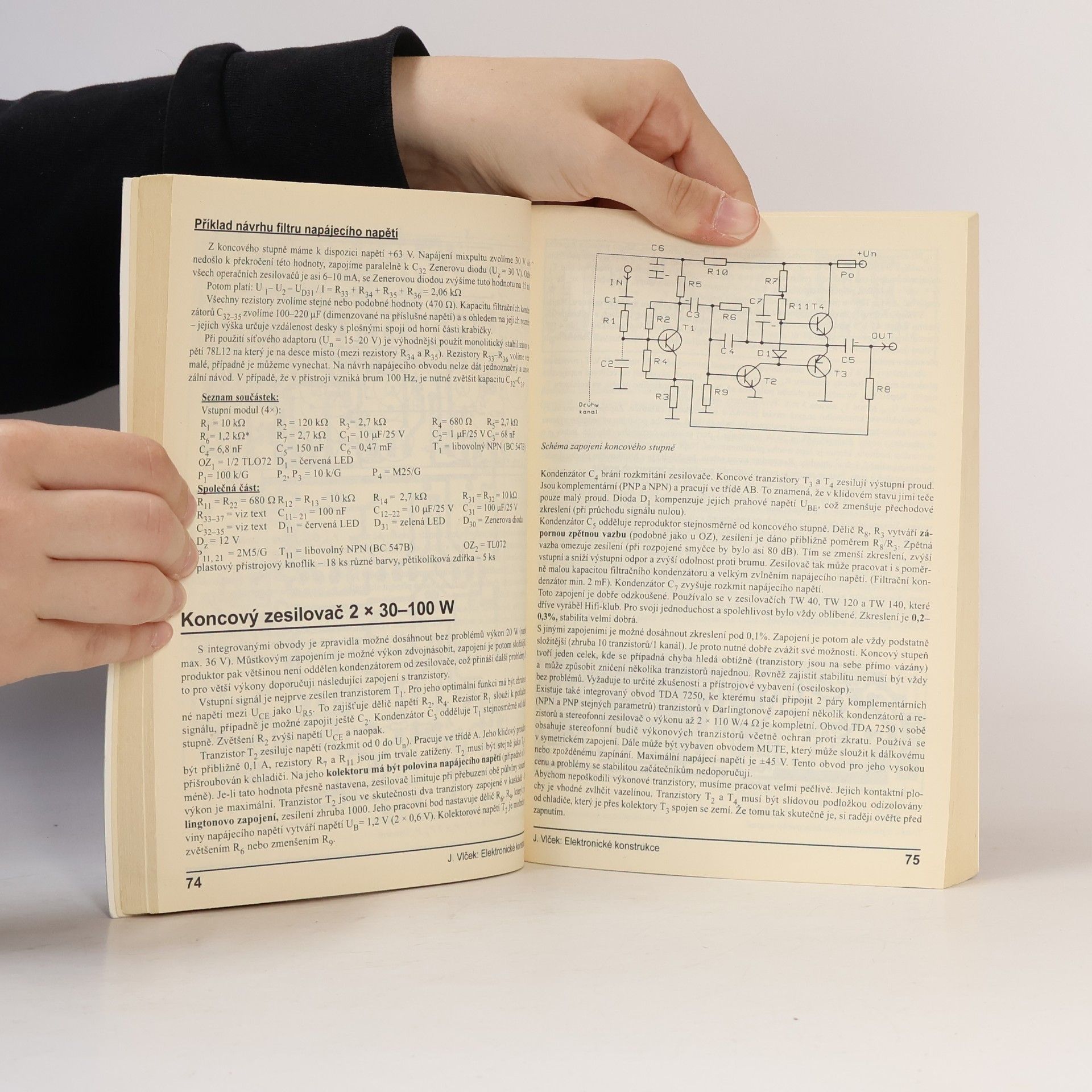 Jiří Vlček Elektronické konstrukce
