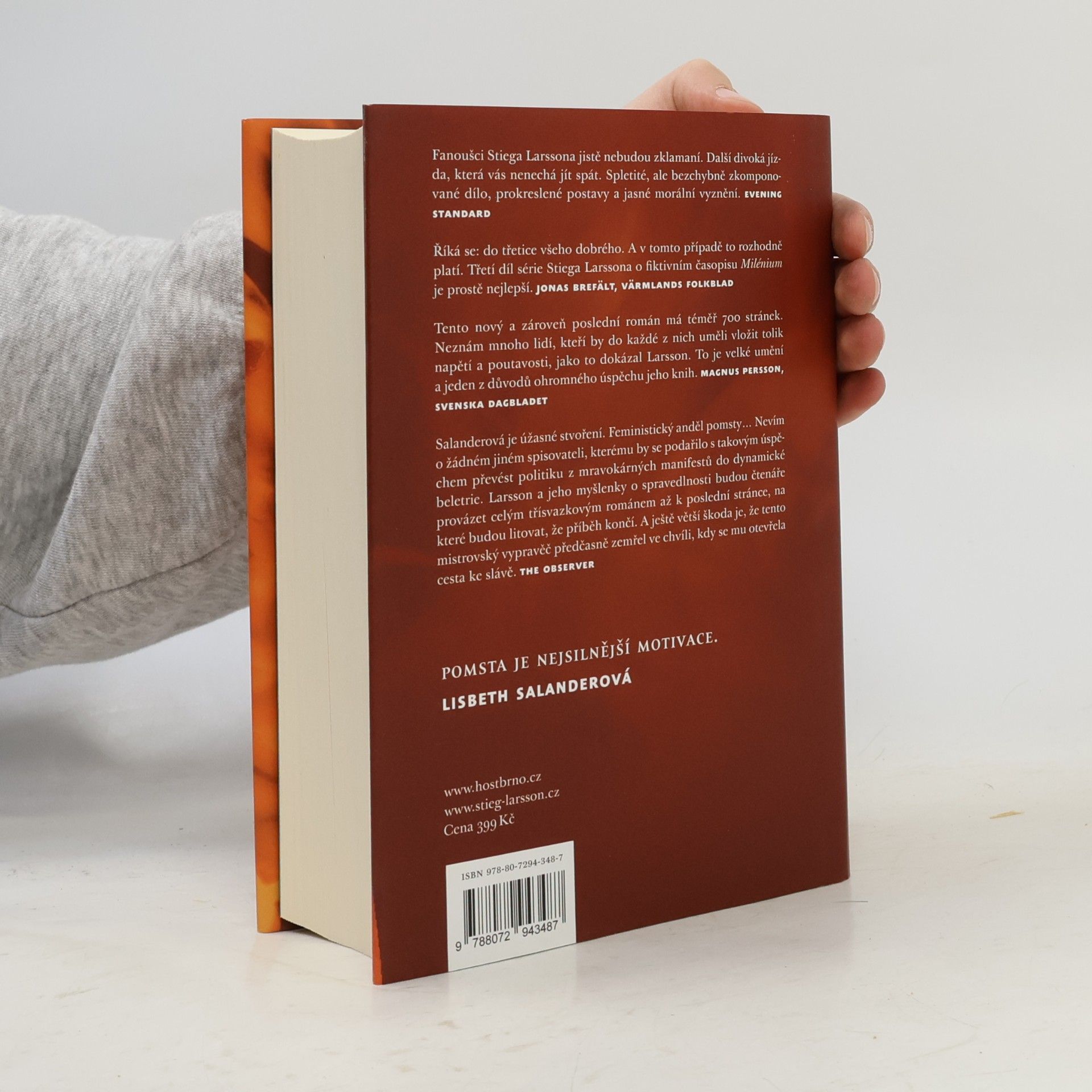 Stieg Larsson Dívka, která kopla do vosího hnízda