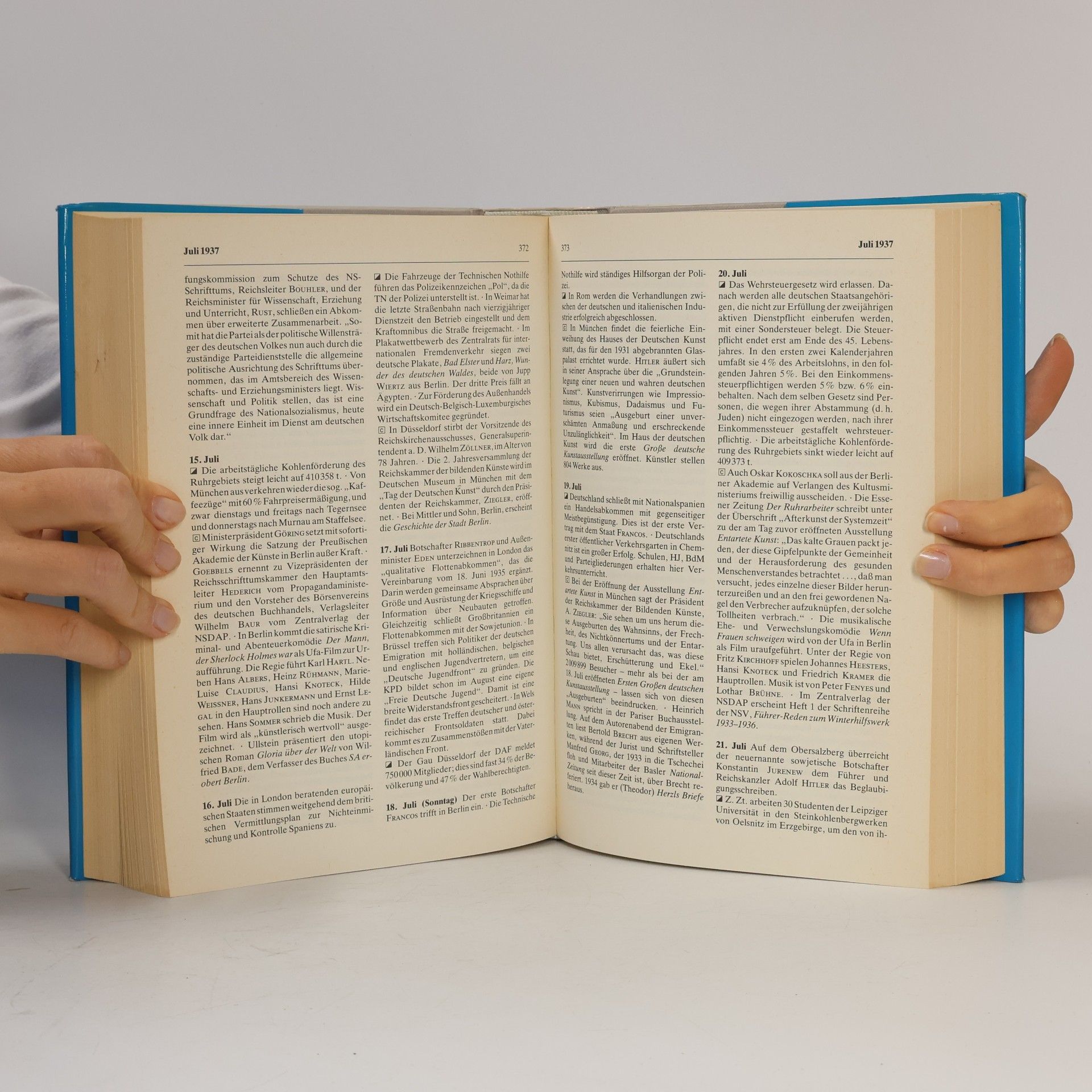 Collectif d'auteurs Droste Geschichts-Kalendarium Chronik deutscher Zeitgeschichte Das Dritte Reich 1933-1939