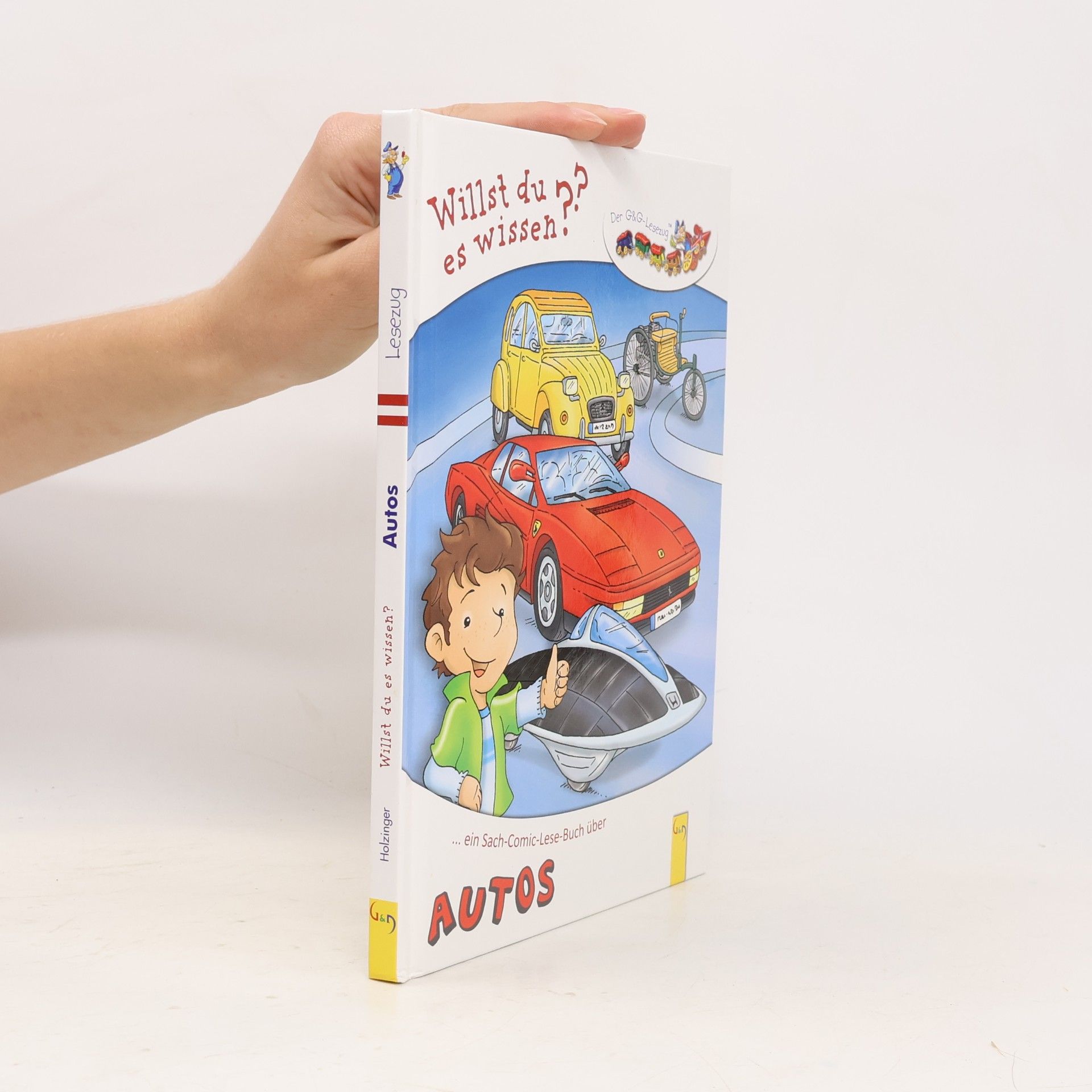 Ein Sach-Comic-Lese-Buch über Autos
