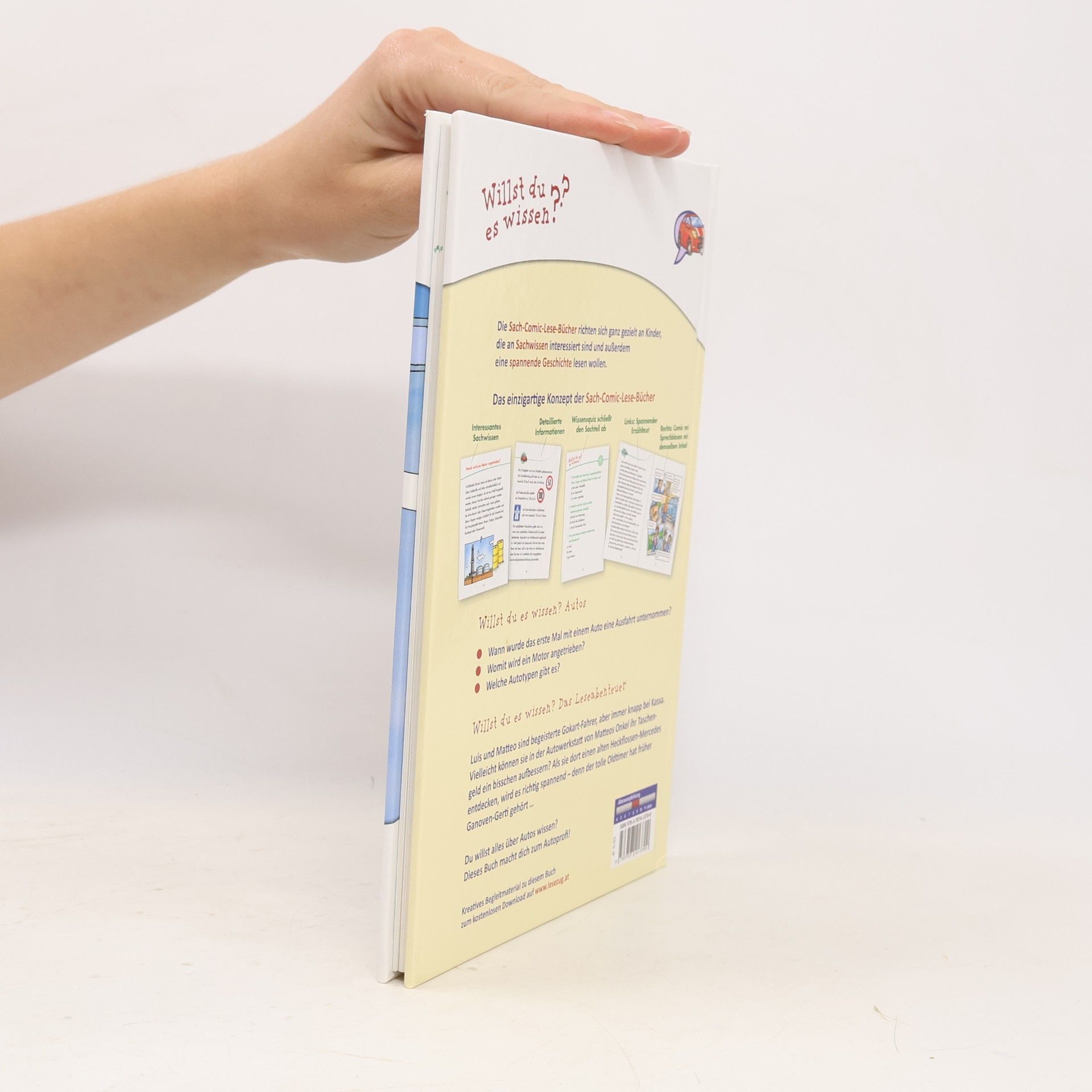 Michaela Holzinger Ein Sach-Comic-Lese-Buch über Autos