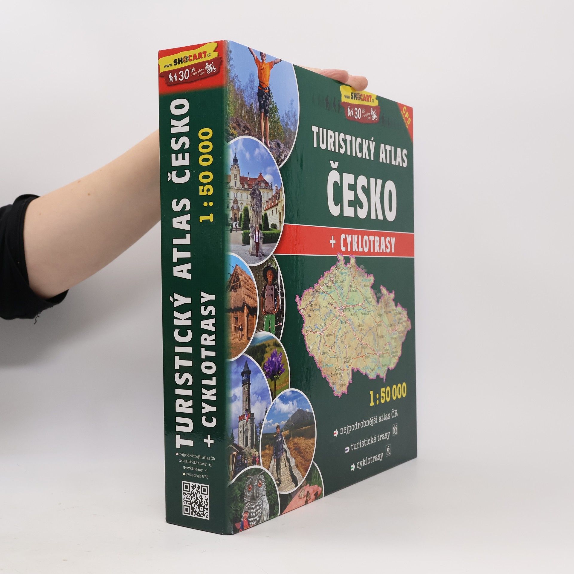 Autorenkollektiv Turistický atlas Česko + cyklotrasy : 1:50 000