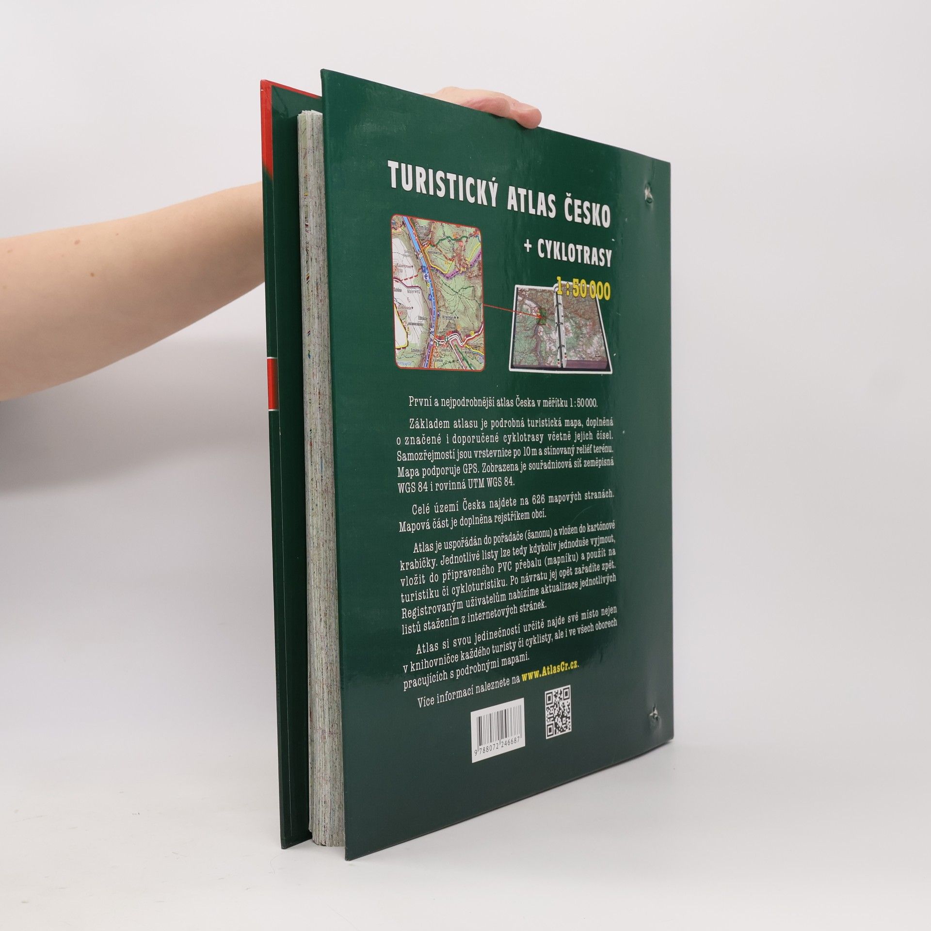 Autorenkollektiv Turistický atlas Česko + cyklotrasy : 1:50 000