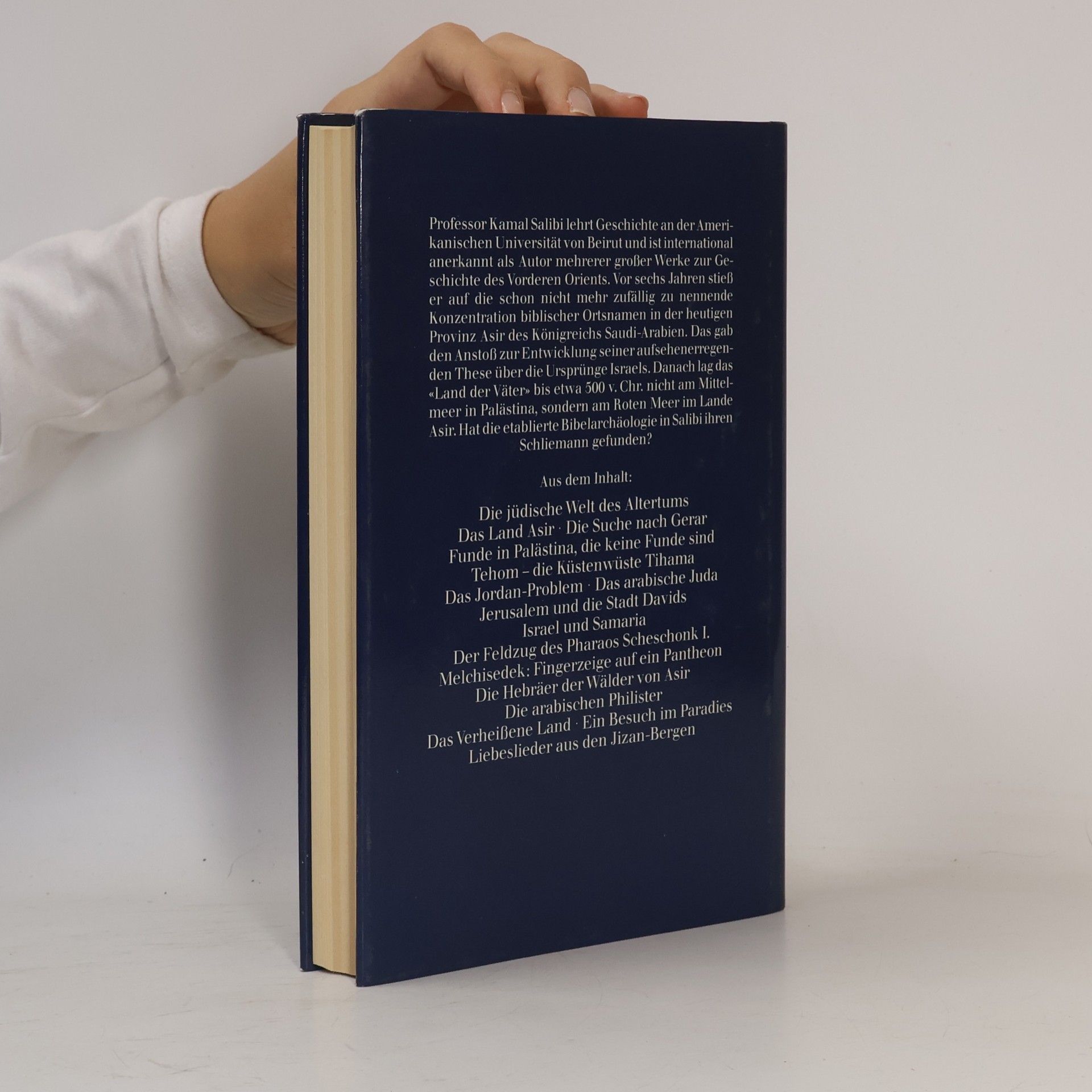 Kamal Salibi Die Bibel kam aus dem Lande Asir