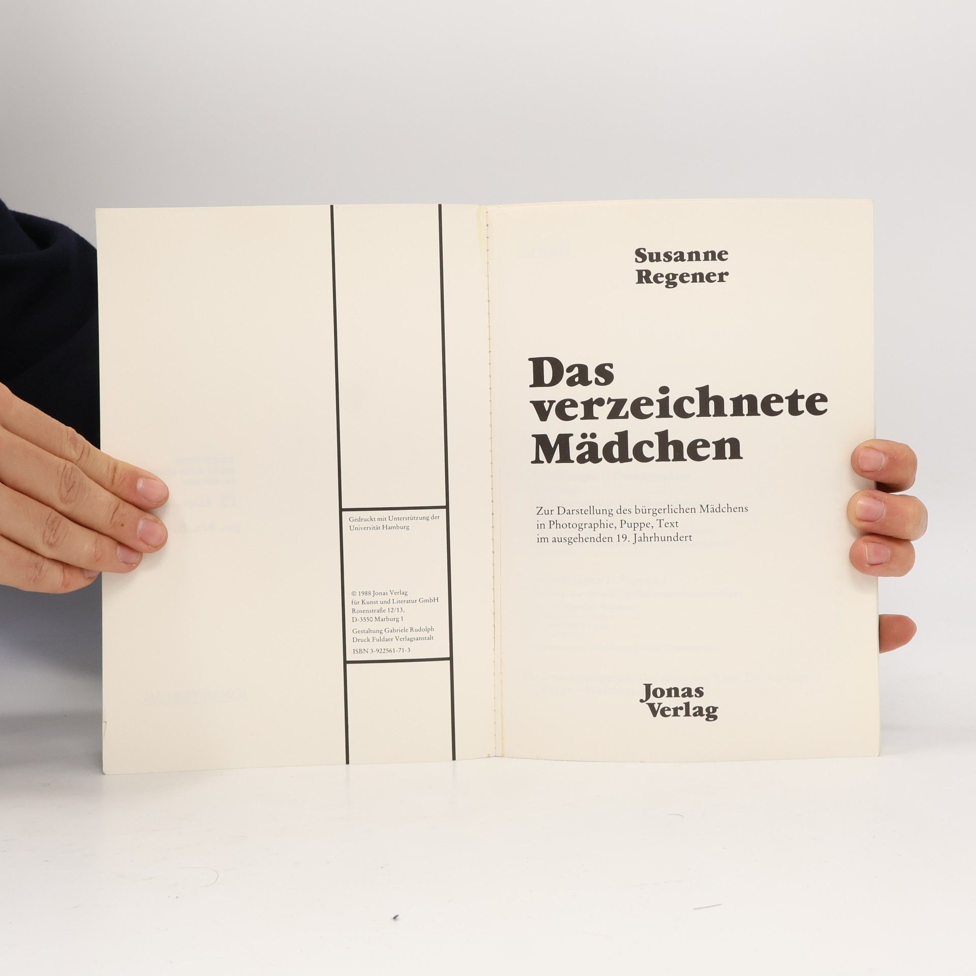 Susanne Regener Das verzeichnete Mädchen