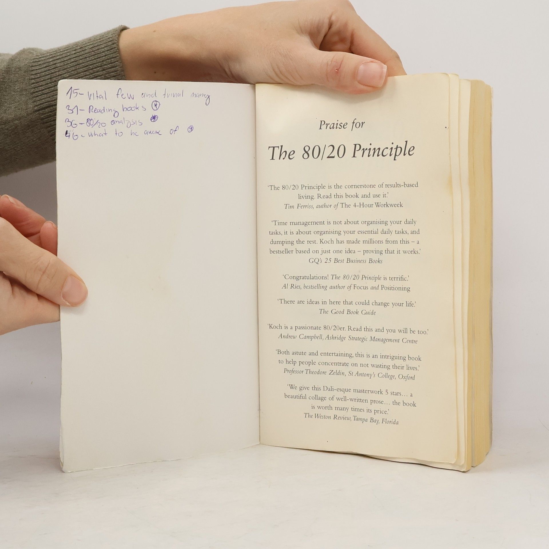 Richard Koch-Sembdner The 80/20 Principle : The Secret of Achieving More With Less
