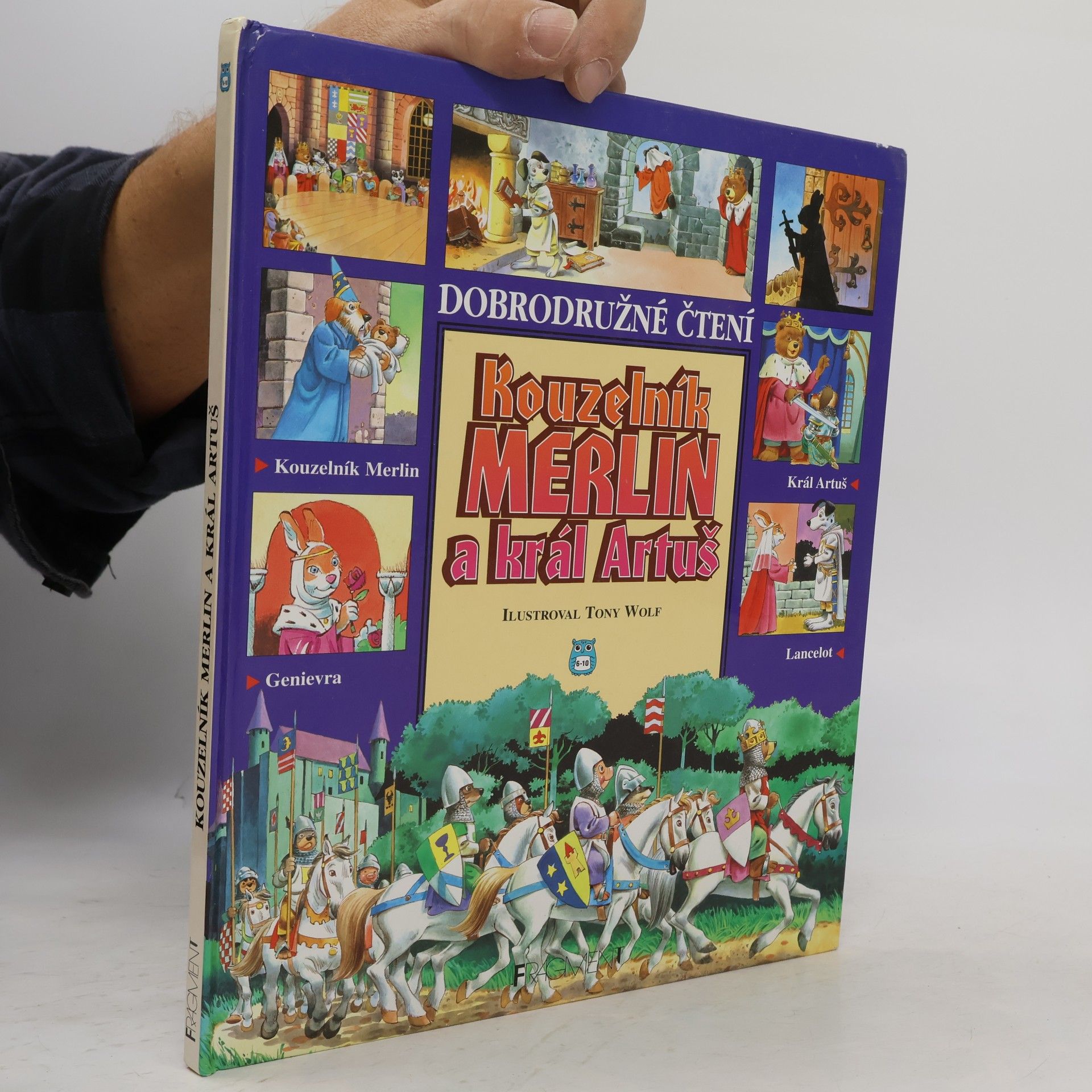 Various authors Kouzelník Merlin a král Artuš (převyprávění)