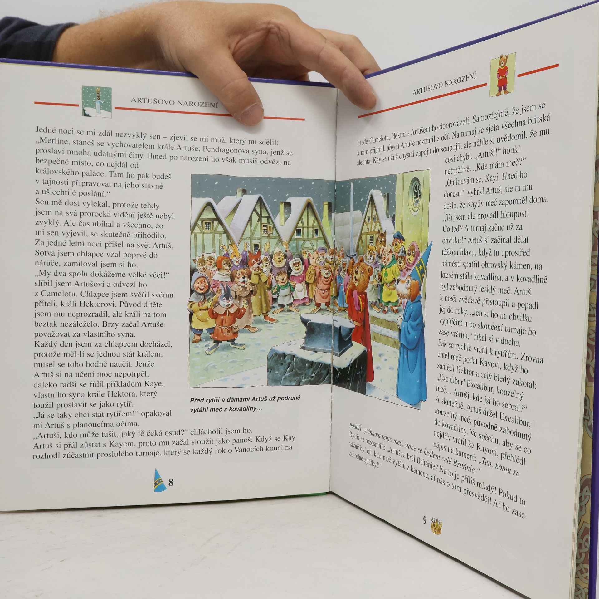 Various authors Kouzelník Merlin a král Artuš (převyprávění)