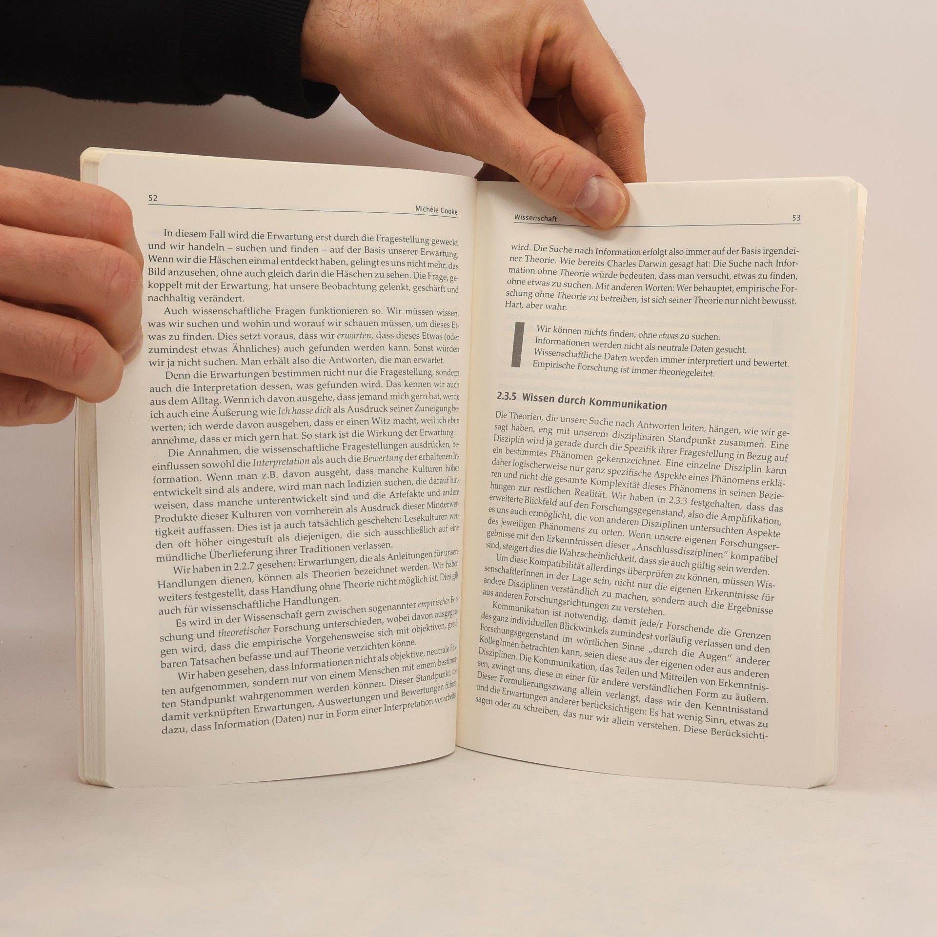 Michèle Kaiser-Cooke Wissenschaft, Translation, Kommunikation