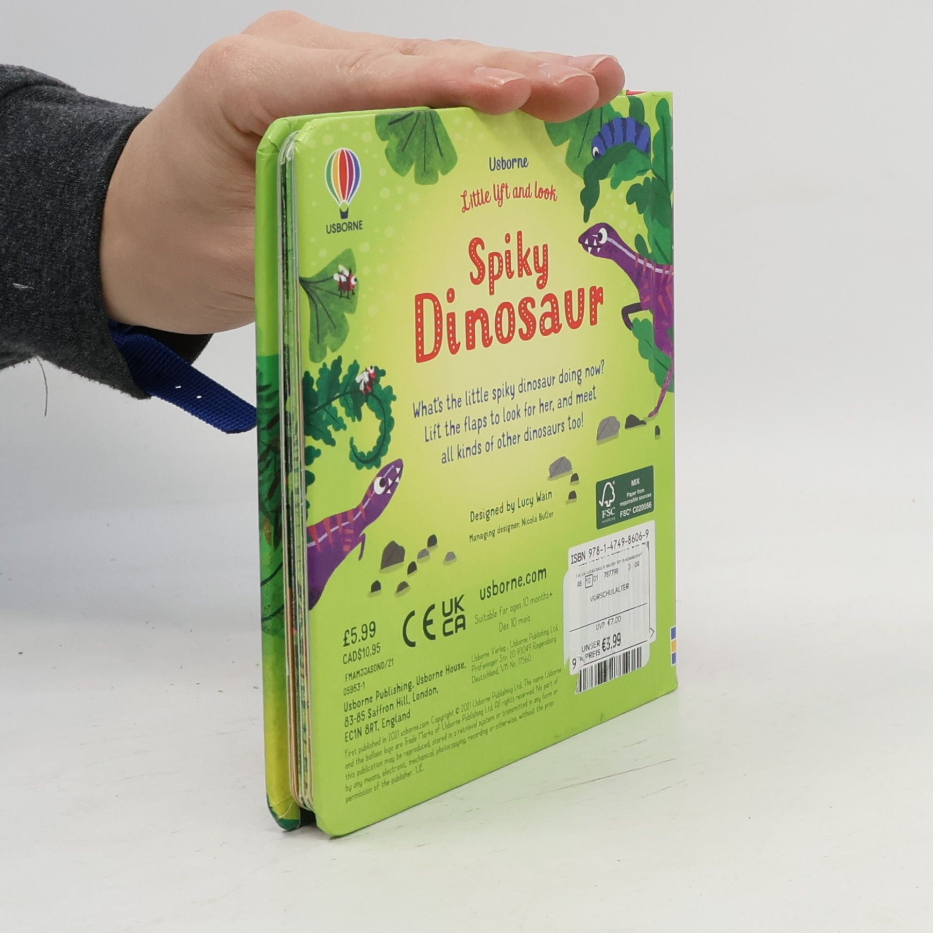 Anna Milbourne Spiky Dinosaur