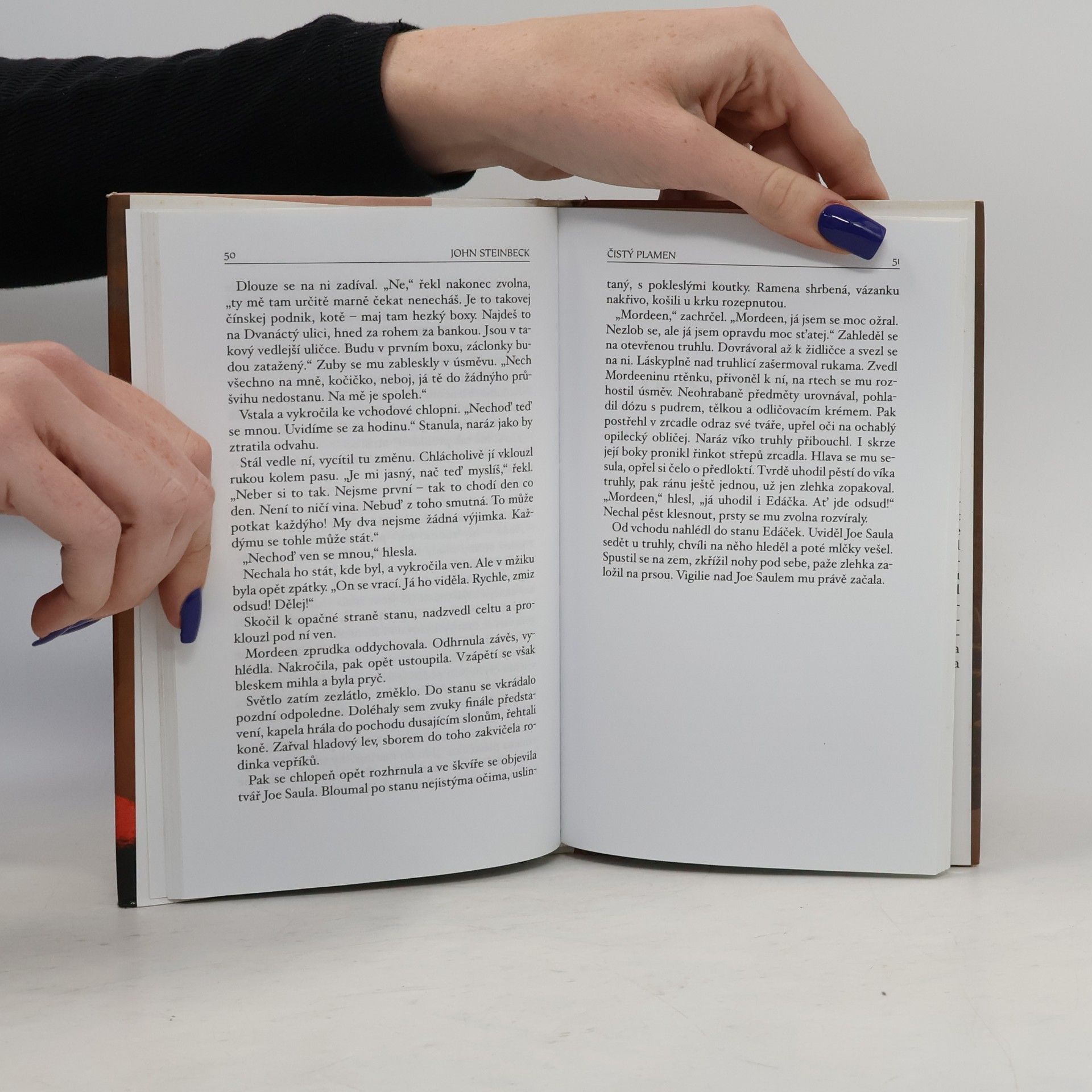 John Steinbeck Čistý plamen