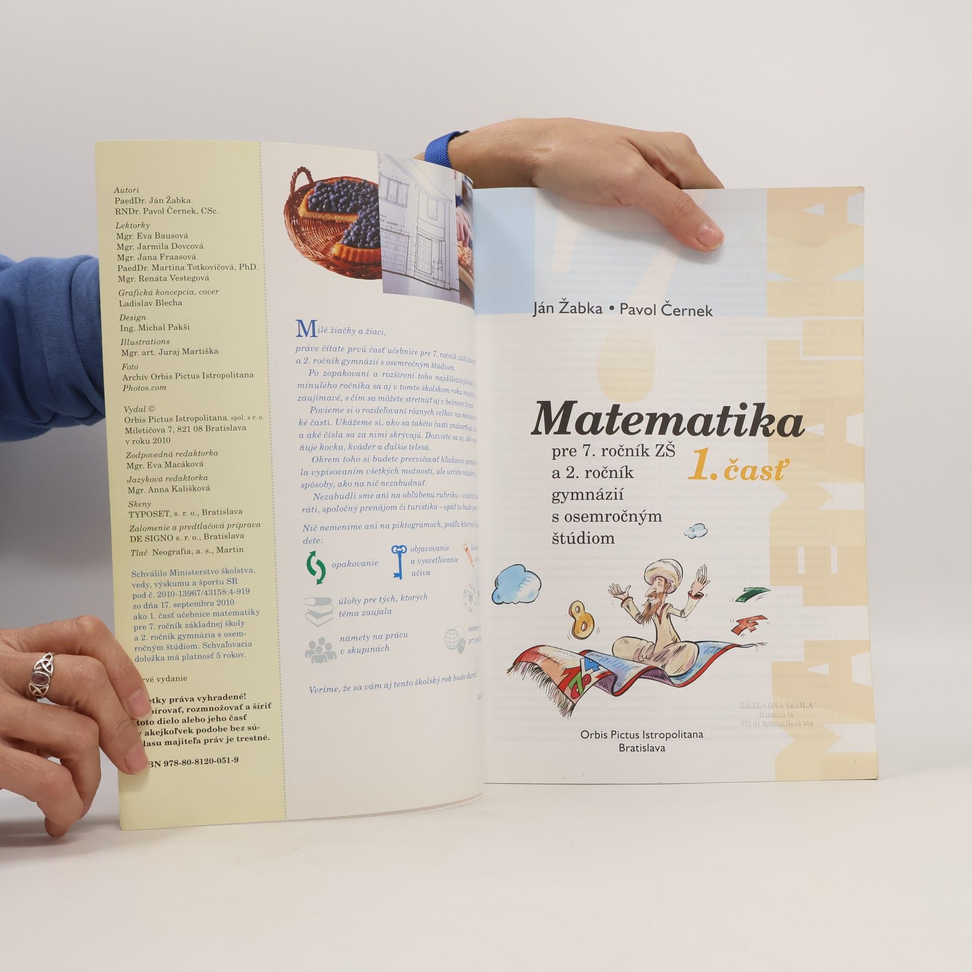 Ján Žabka Matematika 7 pre 7. ročník ZŠ - 1. časť učebnica