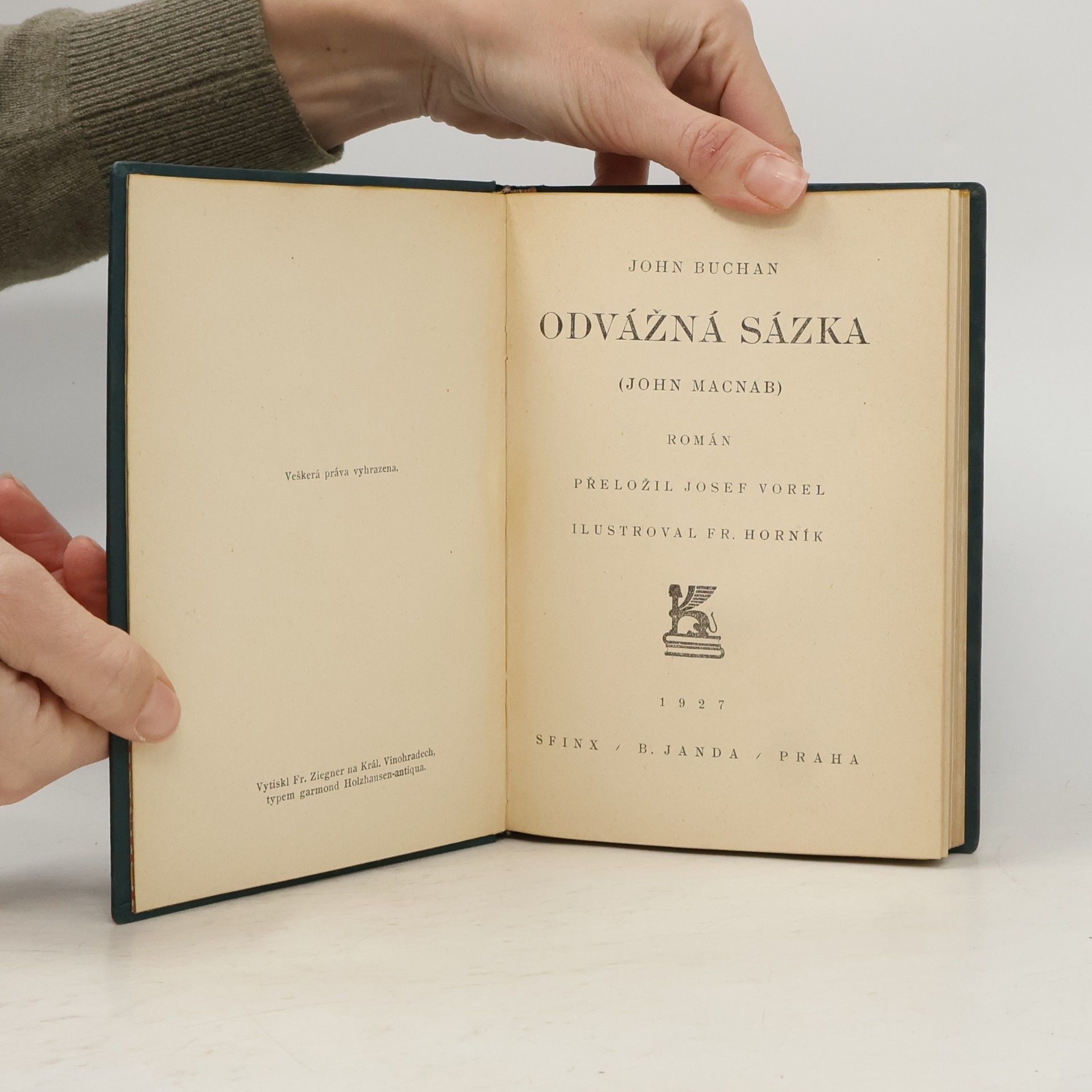 J. Buchan Odvážná sázka