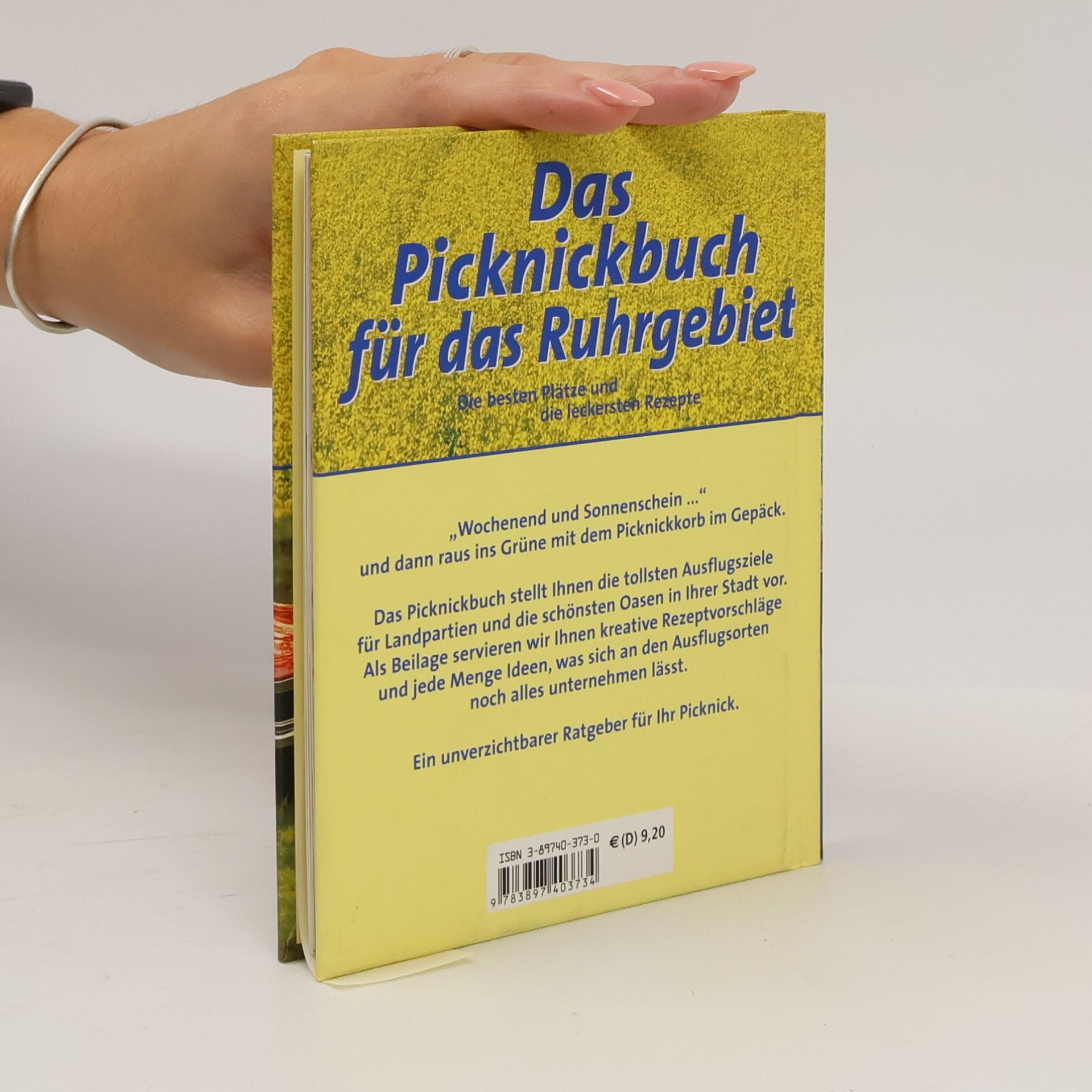 Susanne Esders Das Picknickbuch für das Ruhrgebiet