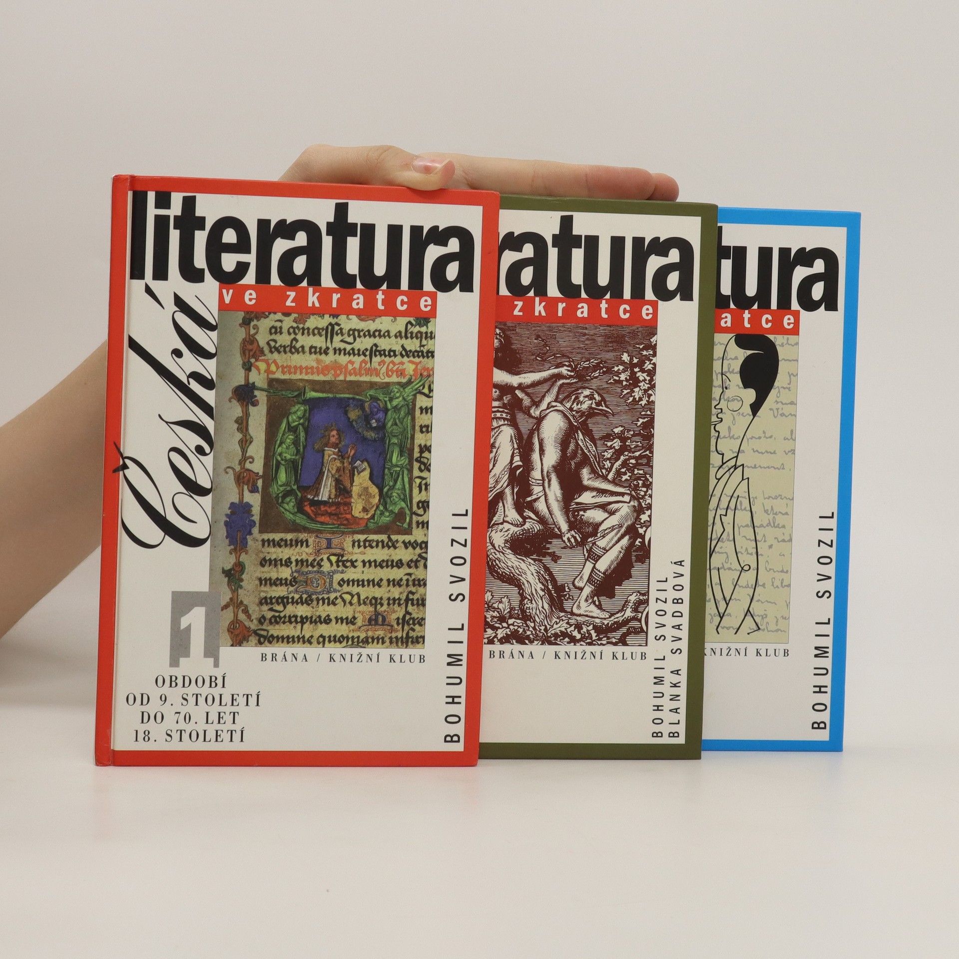 Kolektiv autorů Česká literatura ve zkratce 1.-3. díl