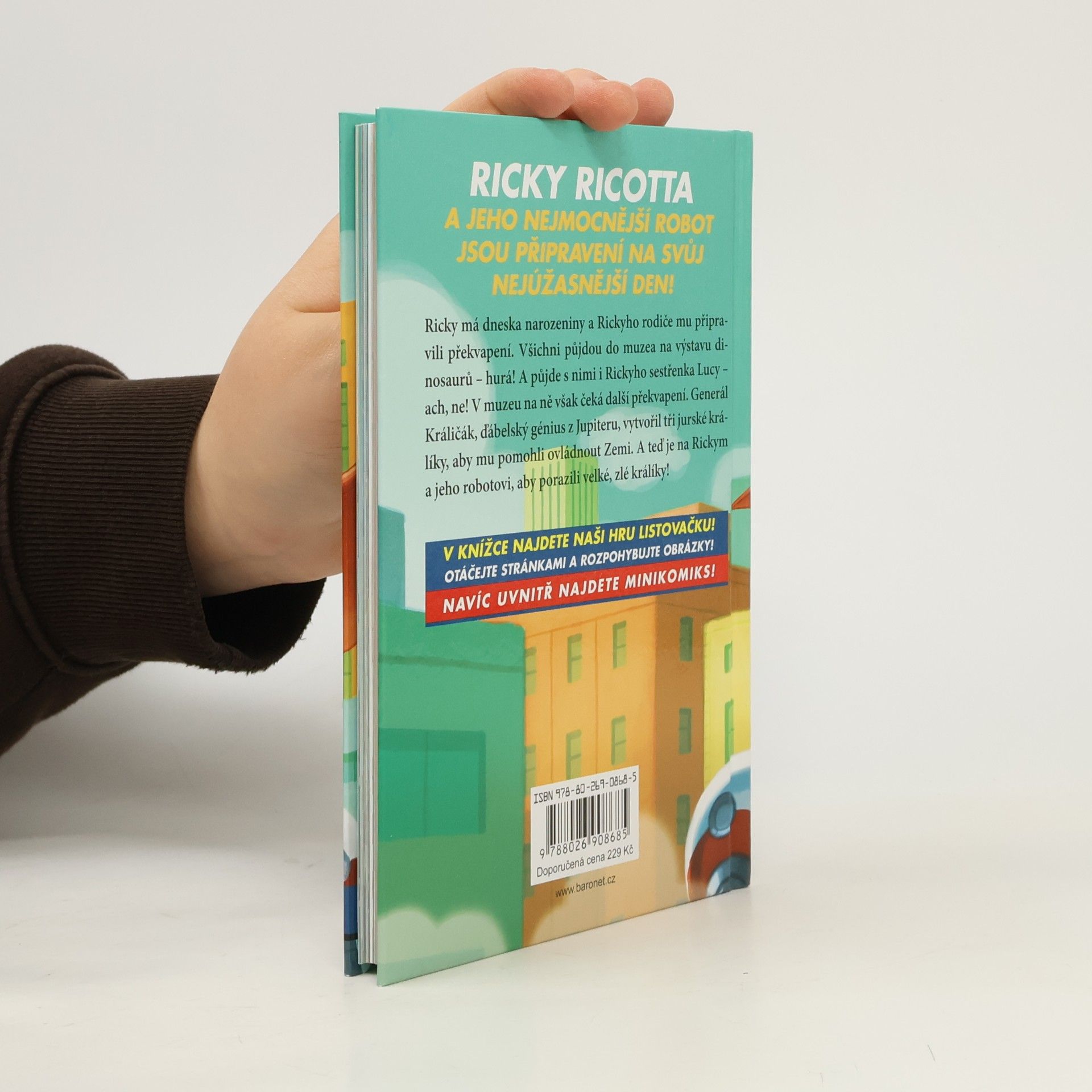 Dav Pilkey Nejmocnější robot Rickyho Ricotty vs. jurští králíci z Jupiteru