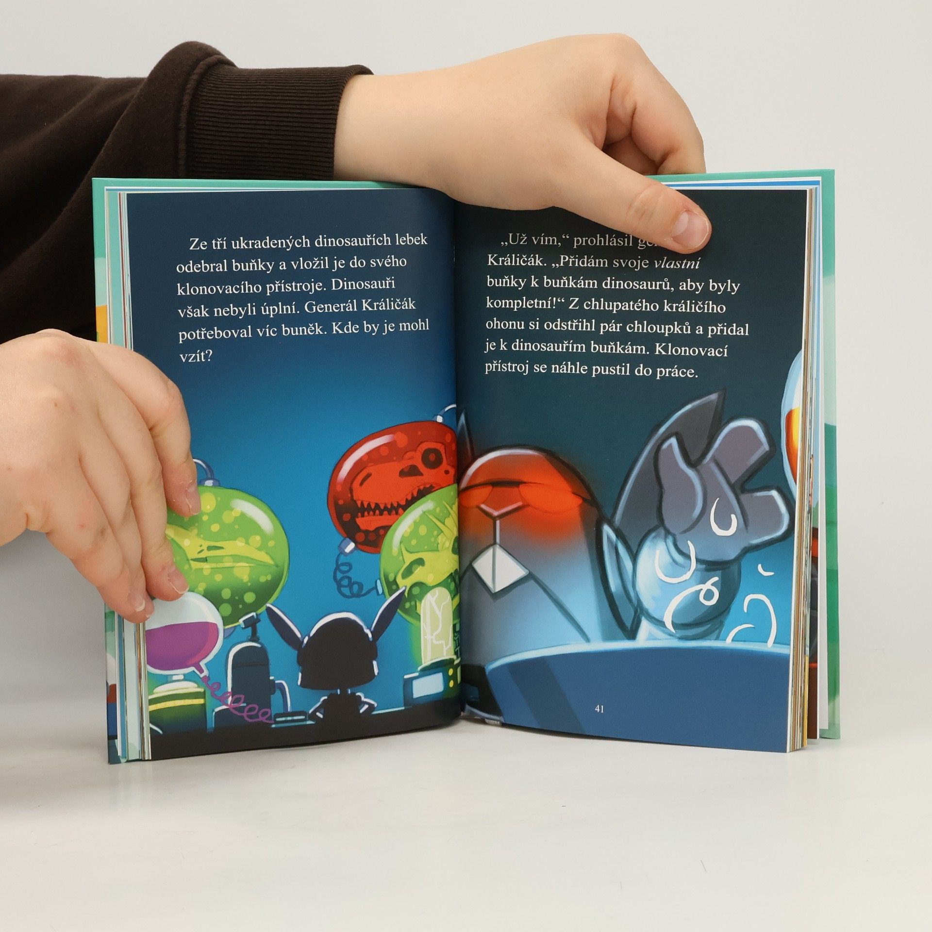 Dav Pilkey Nejmocnější robot Rickyho Ricotty vs. jurští králíci z Jupiteru