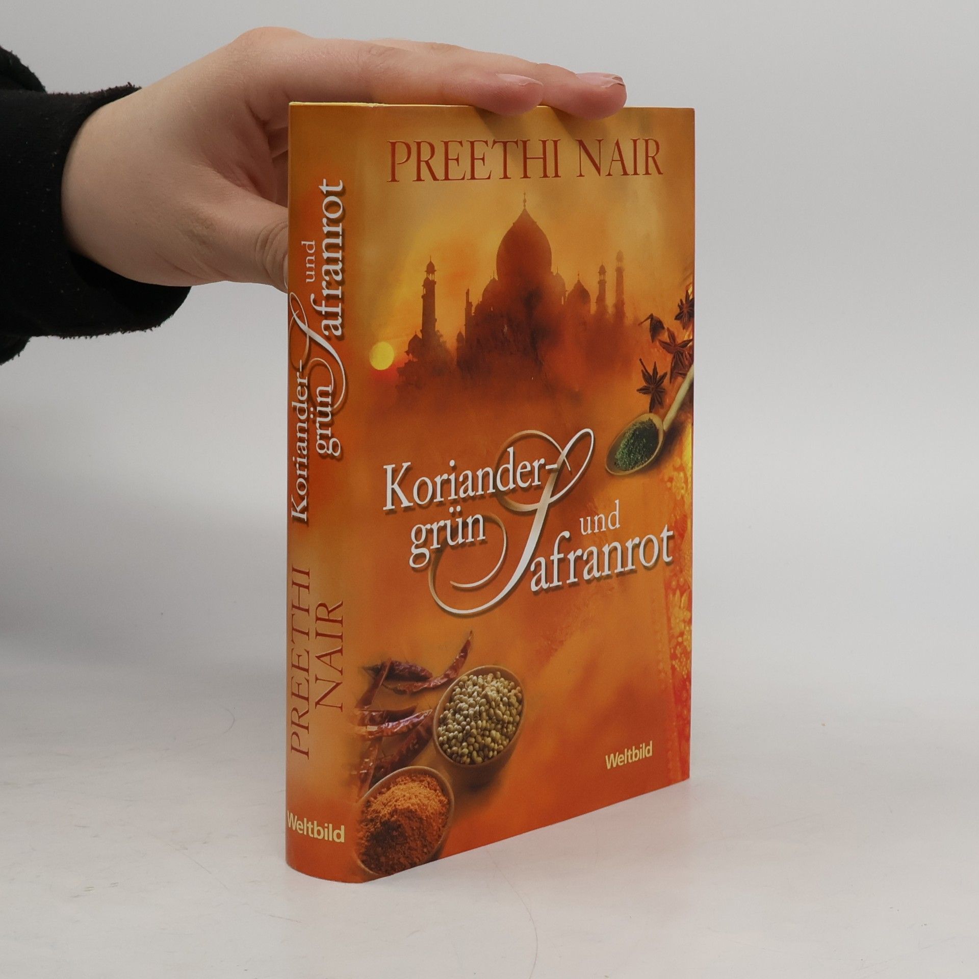 Preethi Nair Koriandergrün und Safranrot