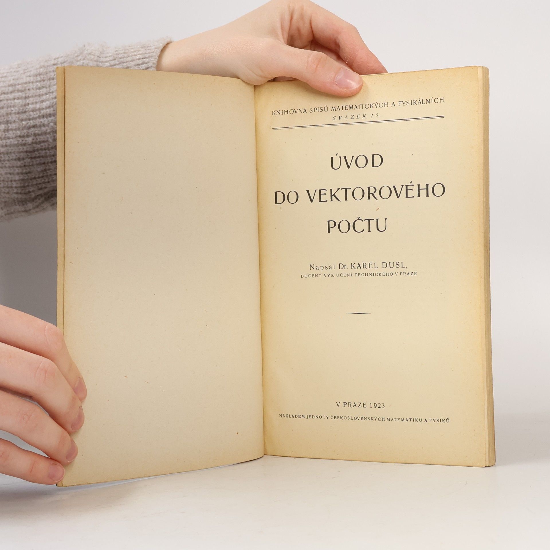 Karel Dusl Úvod do vektorového počtu
