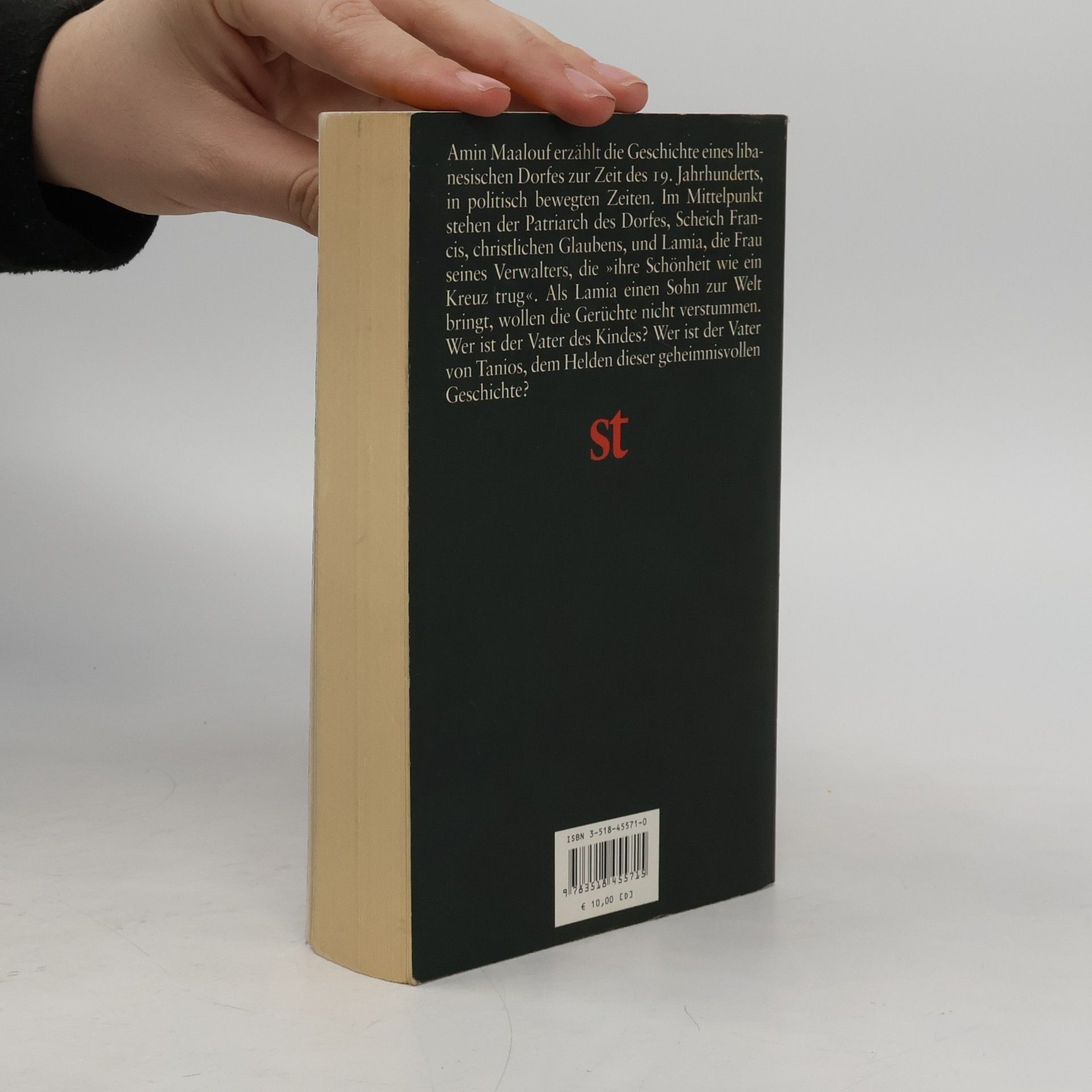 Amin Maalouf Der Felsen von Tanios