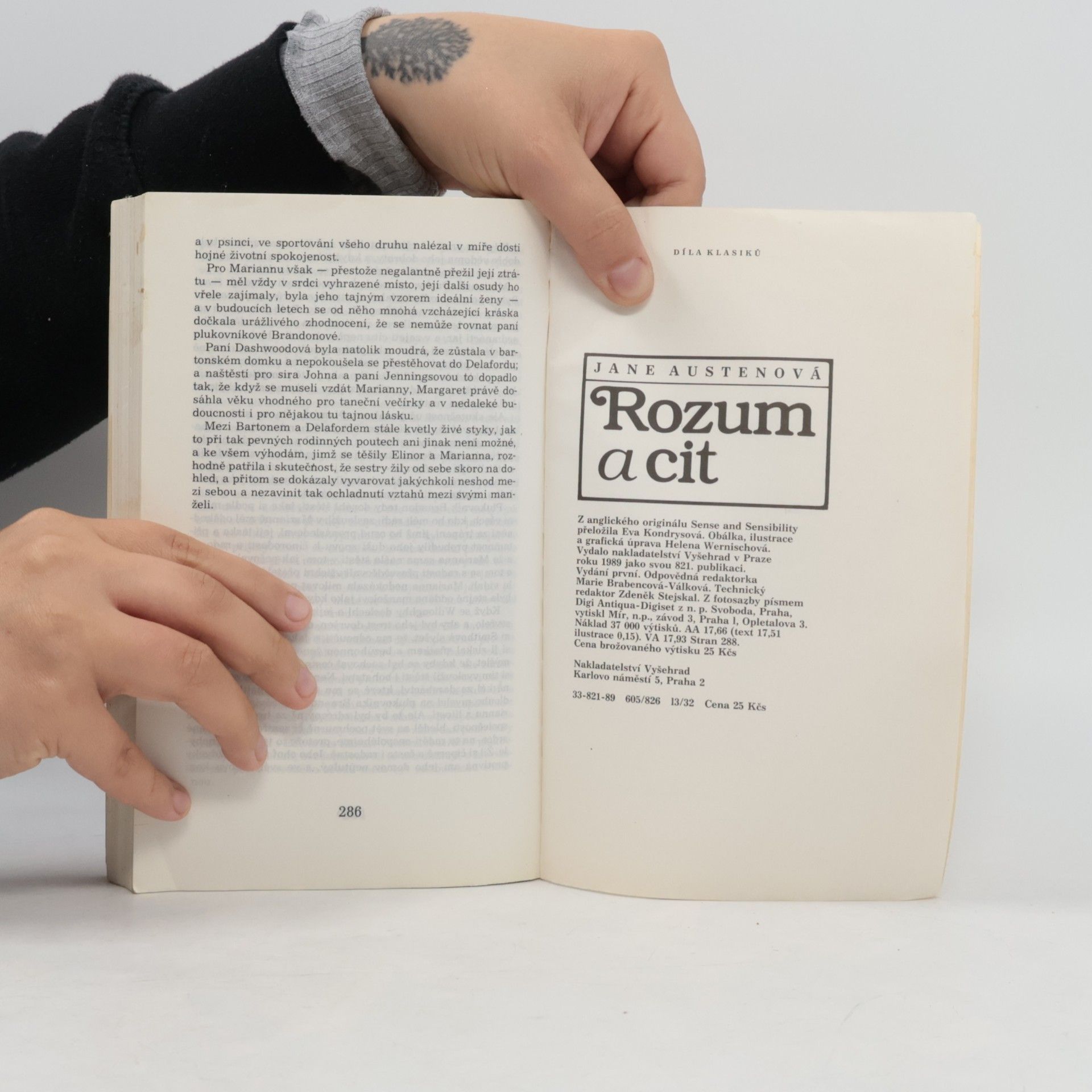 Jane Austen Rozum a cit