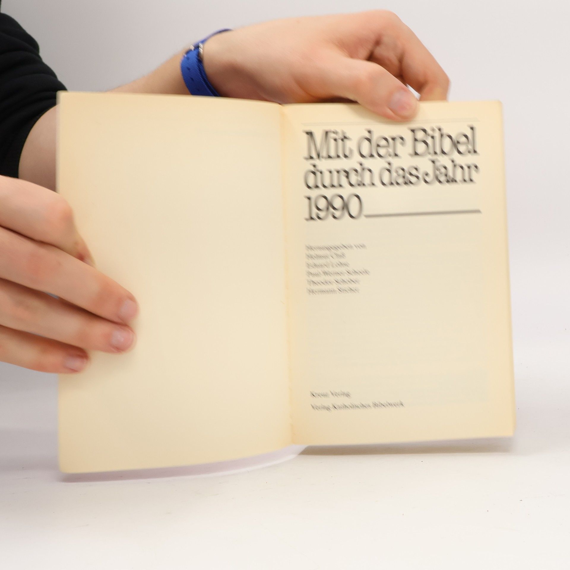 Helmut Claß Mit der Bibel durch das Jahr 1990