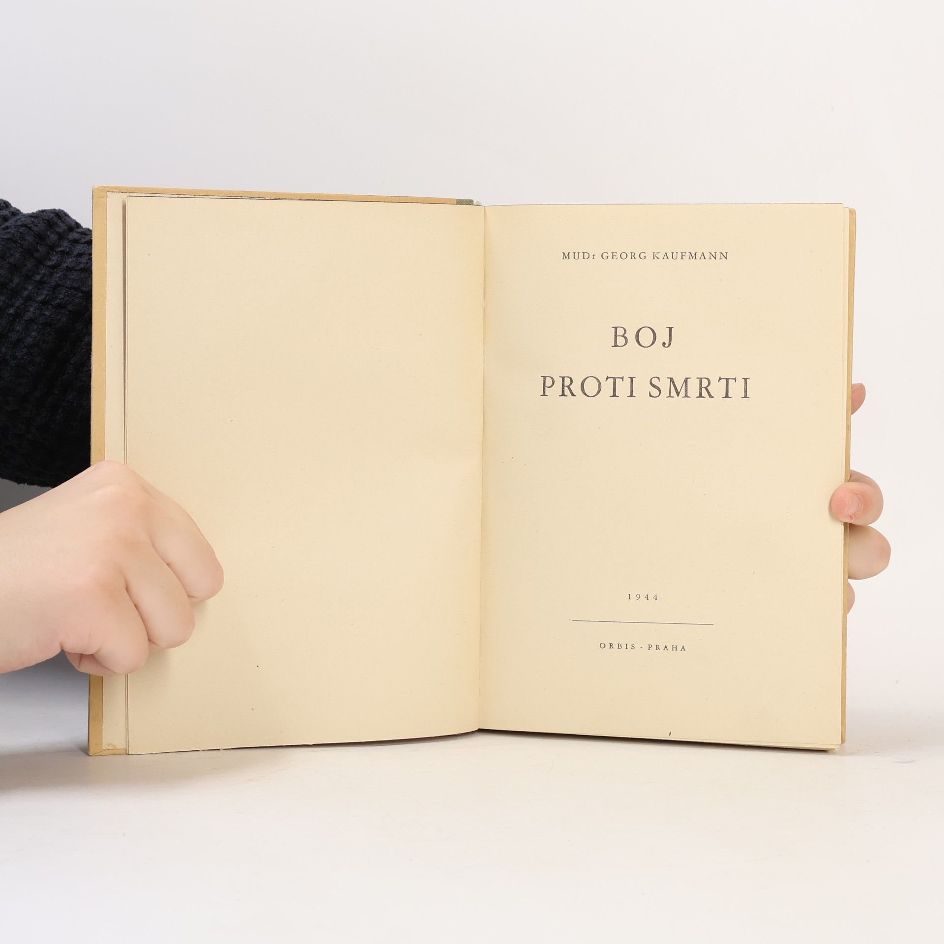 Georg Kaufmann Boj proti smrti