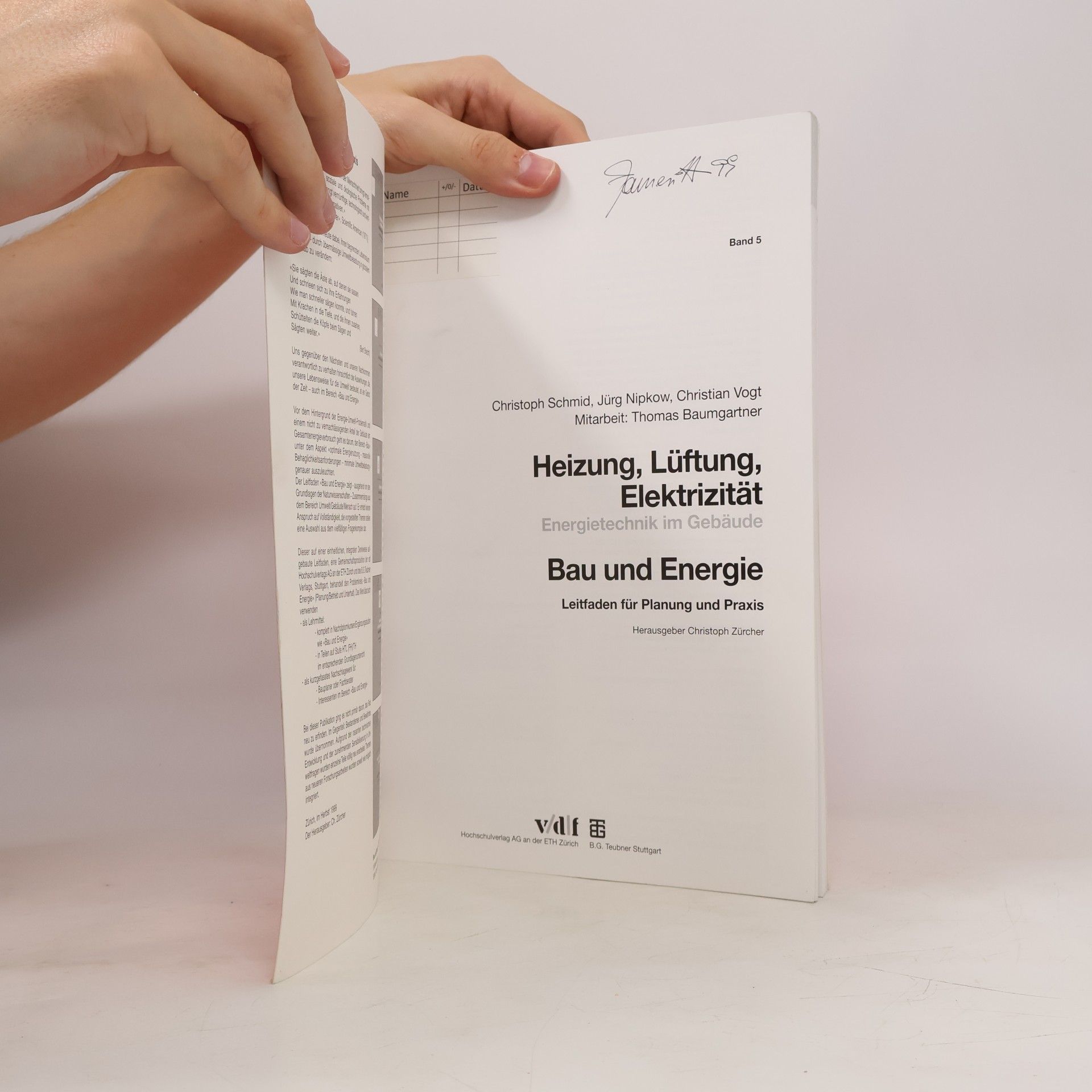 Christian Vogt Bau und Energie / Heizung, Lüftung, Elektrizität: Leitfaden für Planung und Praxis / Energietechnik im Gebäude (Bau und Energie: Leitfaden für Planung und Praxis)