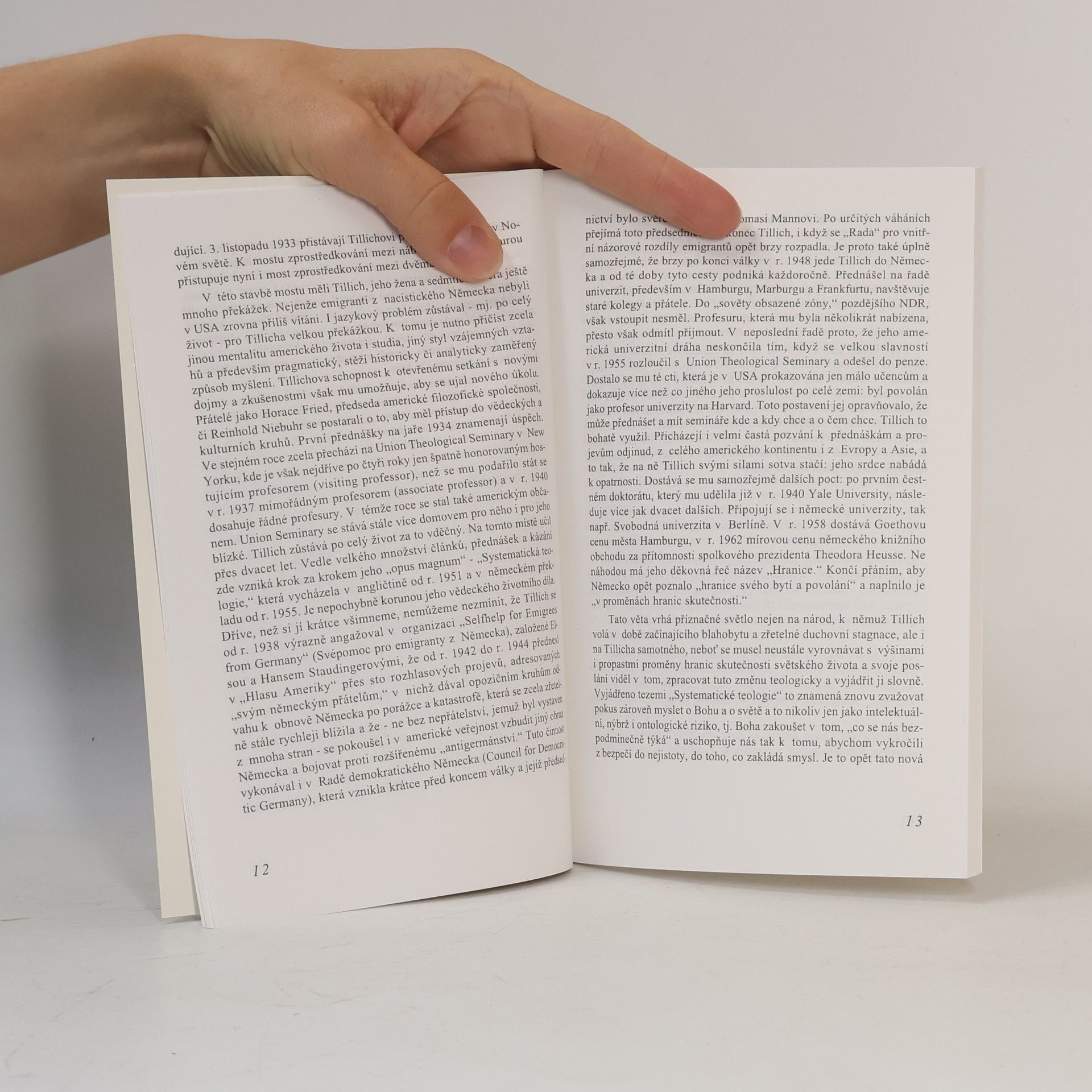 Paul Tillich Lidské tázání po nepodmíněném