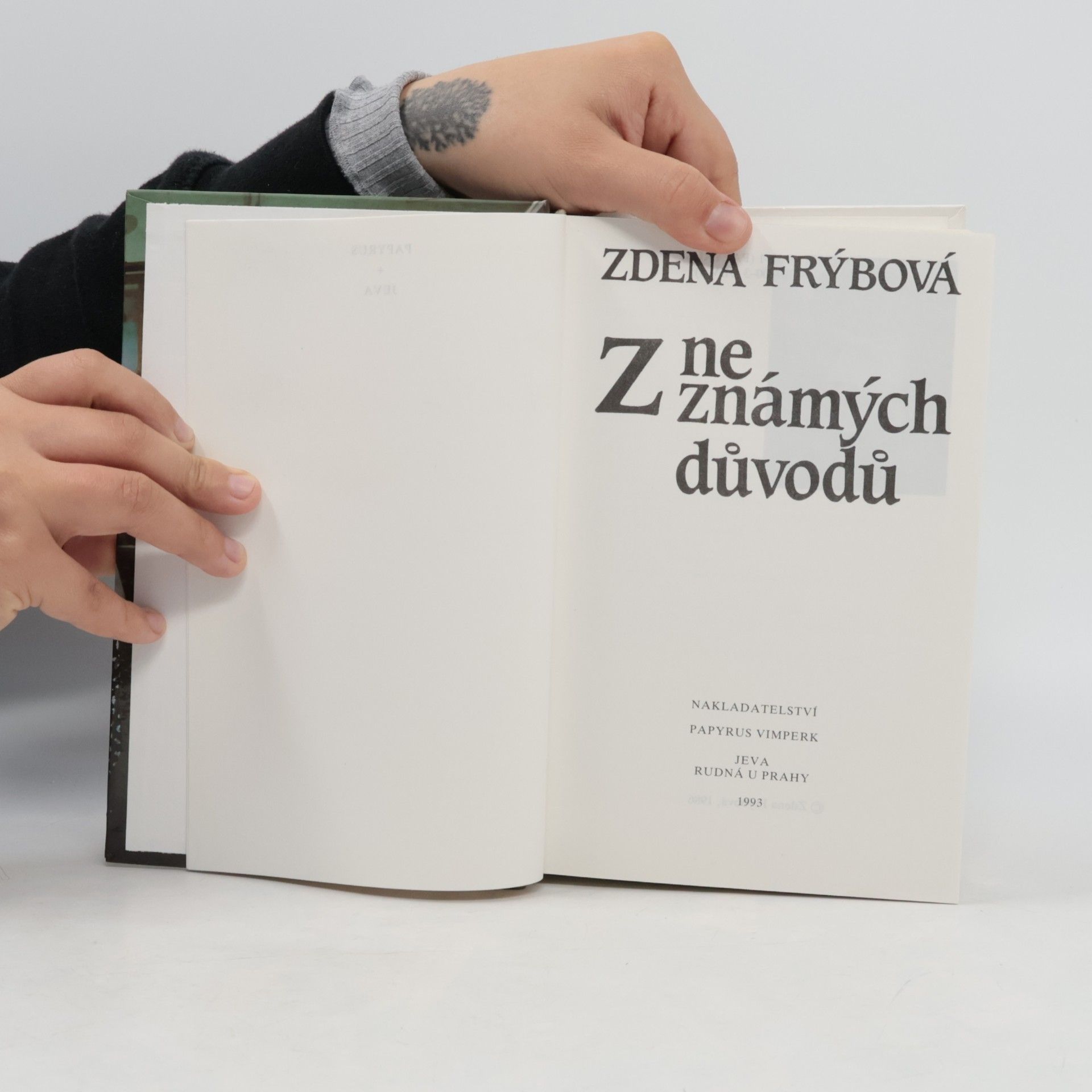 Zdena Frýbová Z neznámých důvodů