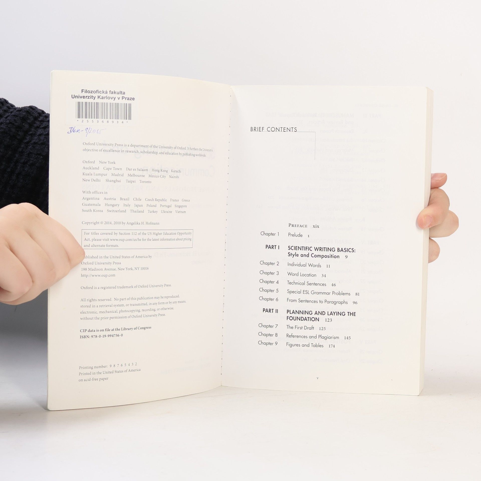 Angelika H. Hofmann Scientific Writing and Communication