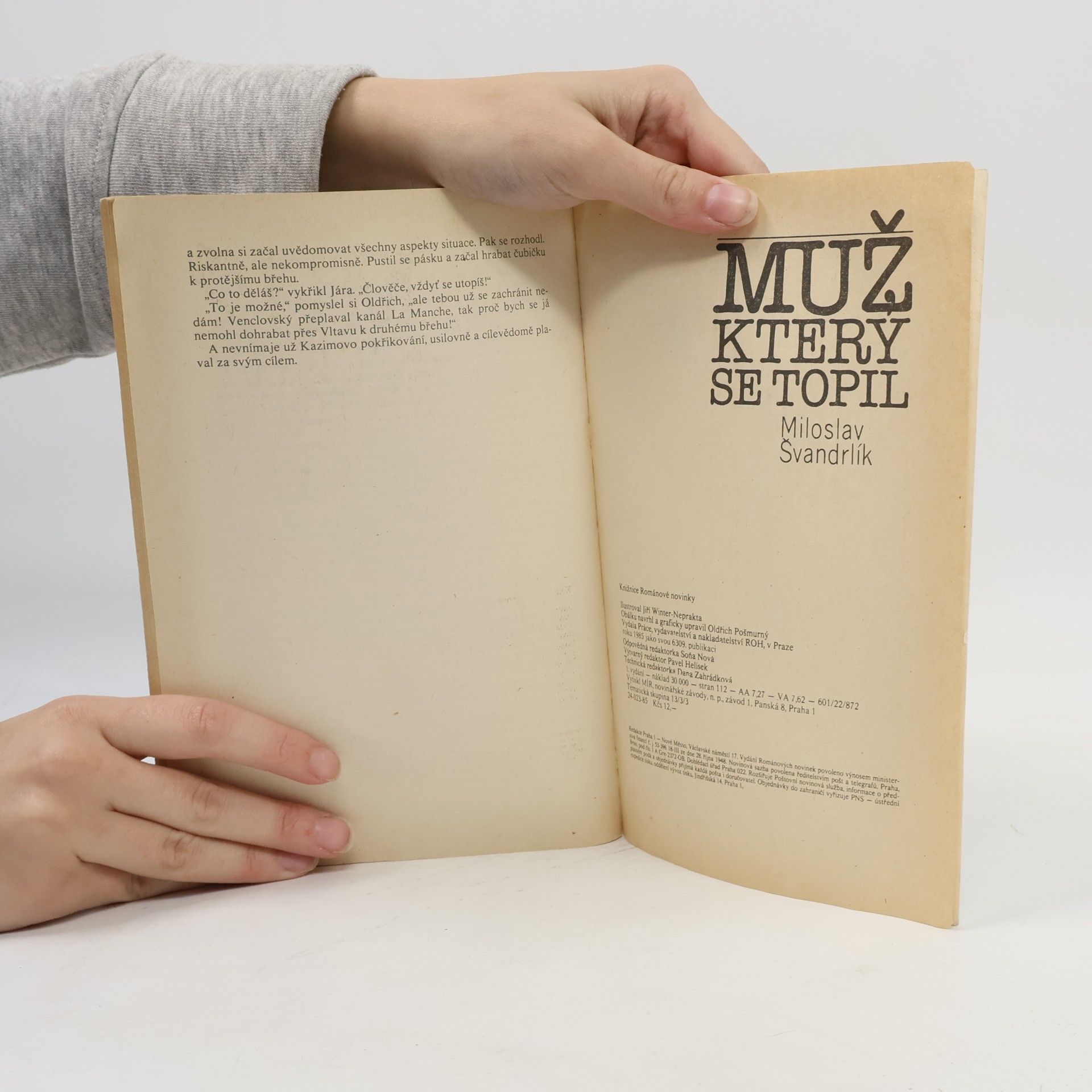 Miloslav Švandrlík Muž, který se topil
