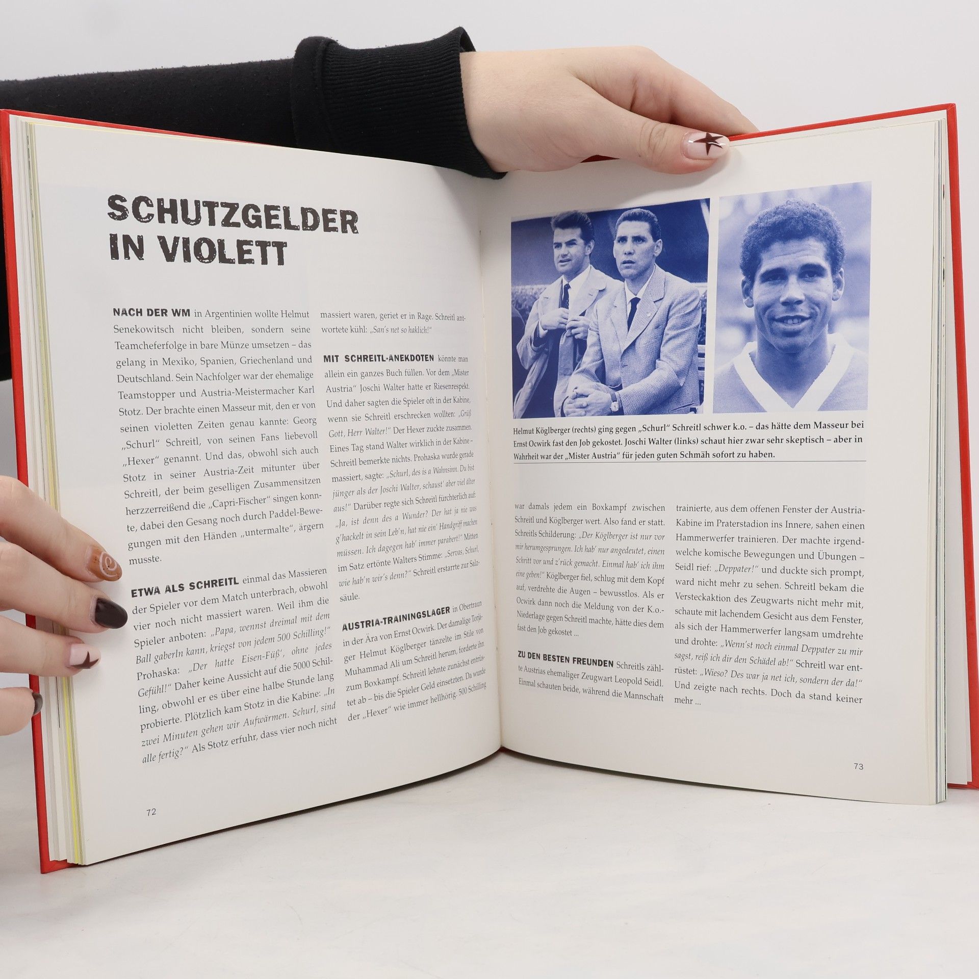 Herbert Feurer Rot-weiß-rote Fußball-"Wuchteln"