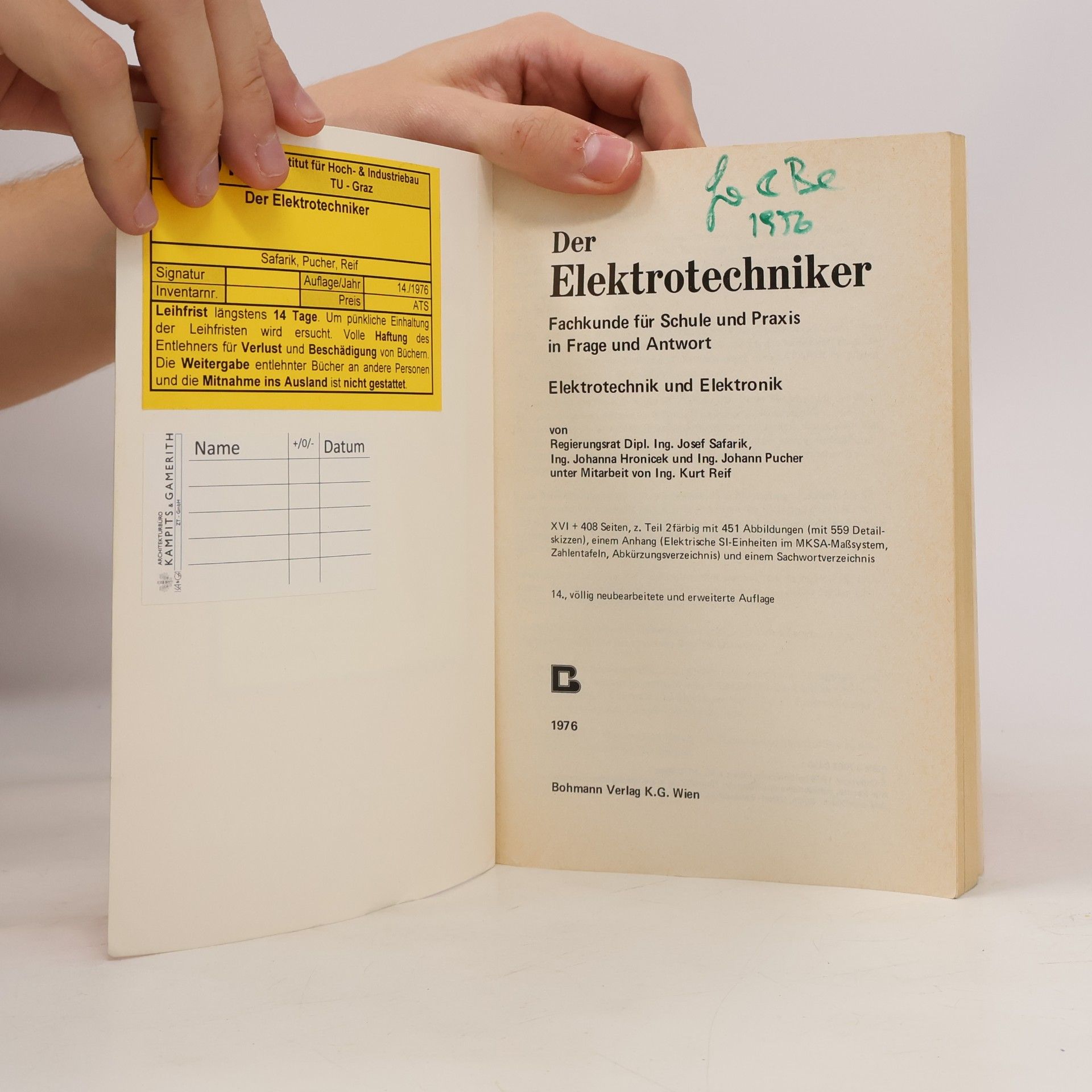 Josef Šafařík Safarik, der Elektrotechniker