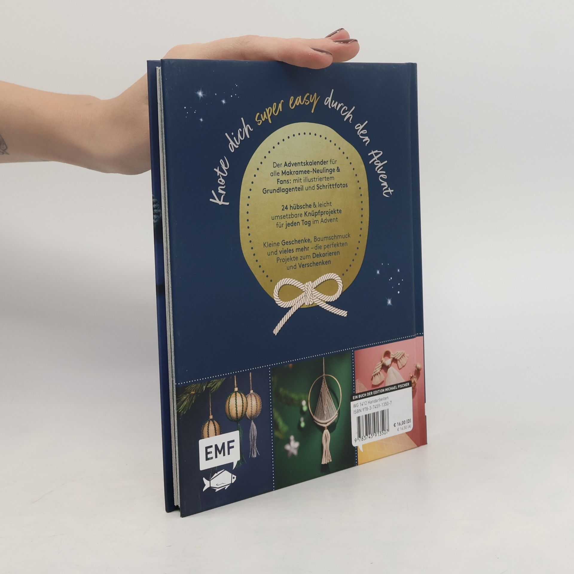 Catalina Yomayusa R. Mein Adventskalender-Buch - Makramee super easy (Mängelexemplar)