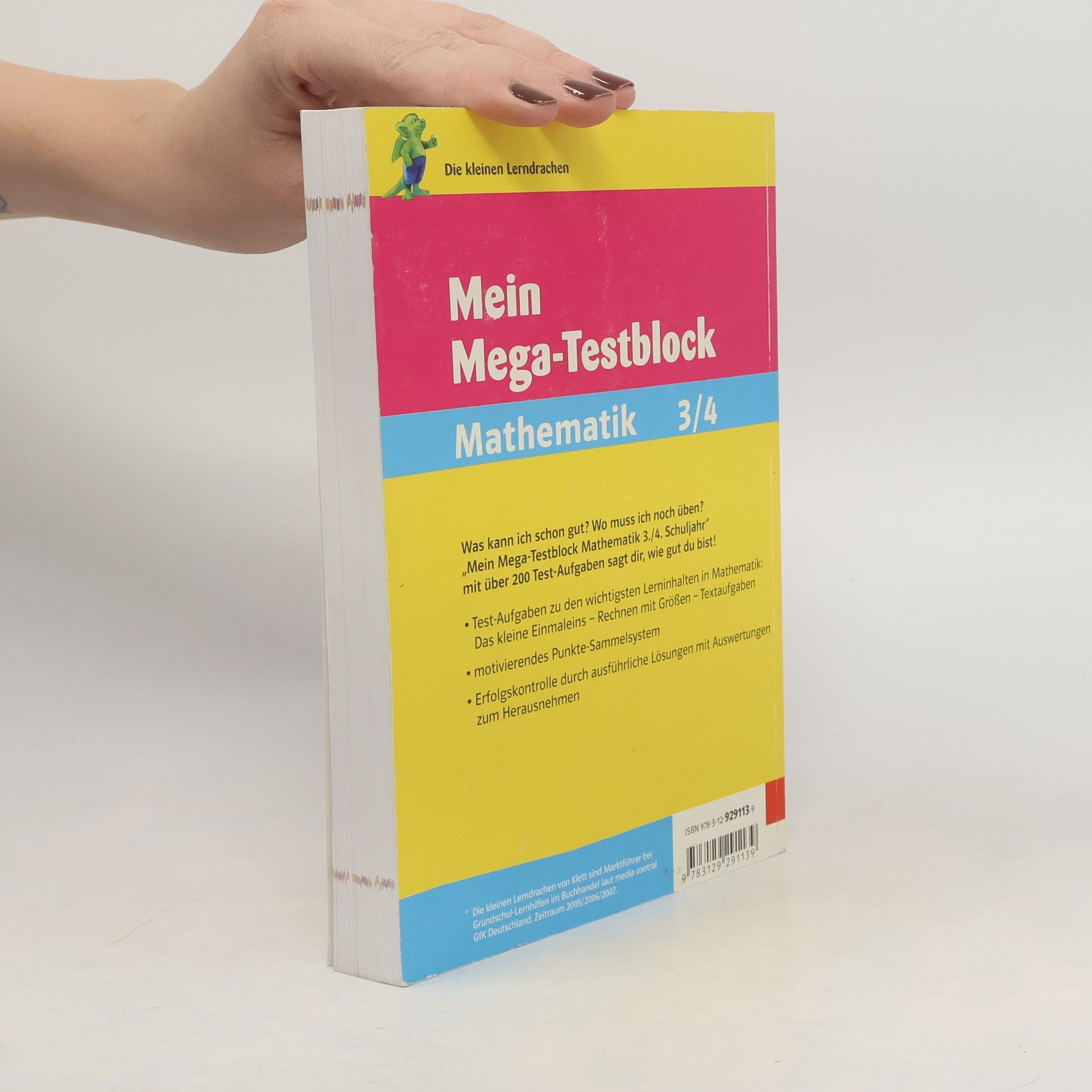 Detlev Heuchert Die kleinen Lerndrachen: Mein Mega-Testblock Mathematik 3/4: Mit über 200 Test-Aufgaben