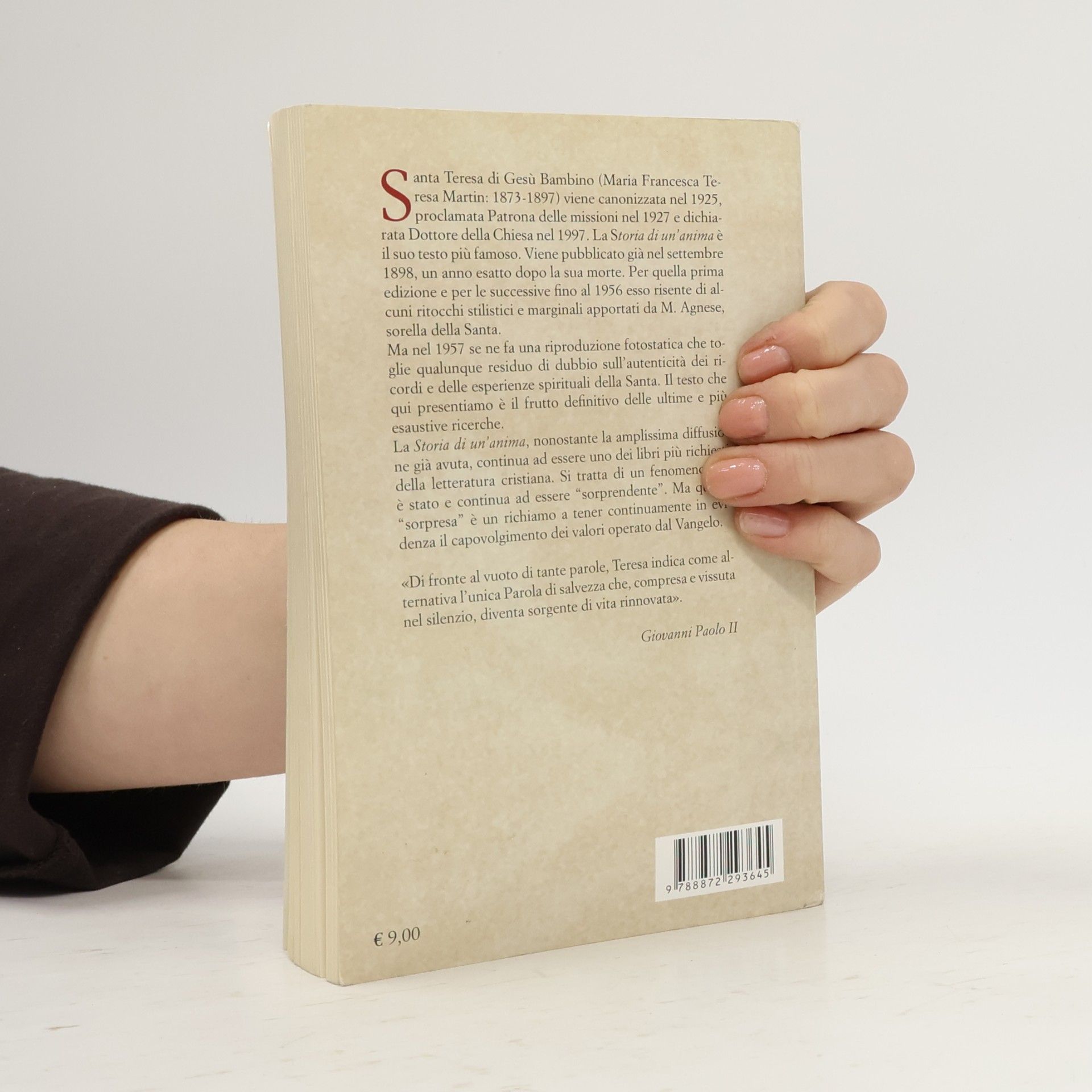 Thérèse of Lisieux Storia di un'anima