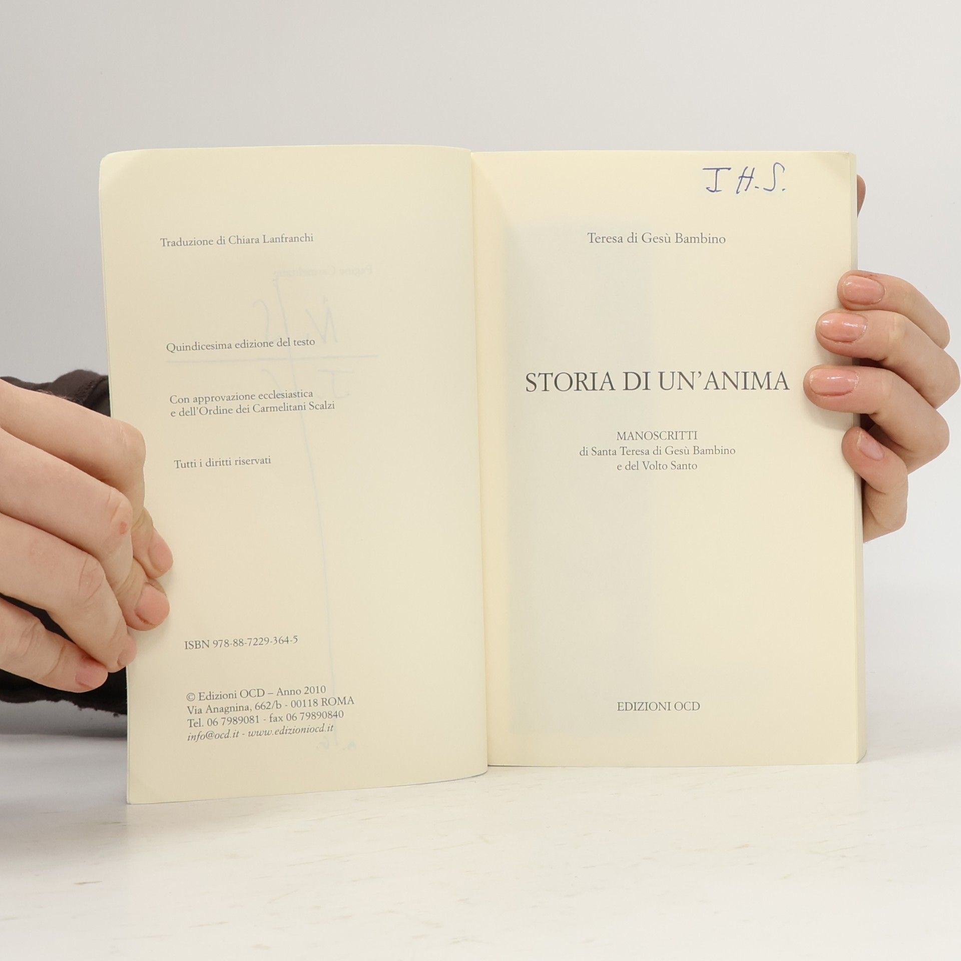 Thérèse of Lisieux Storia di un'anima