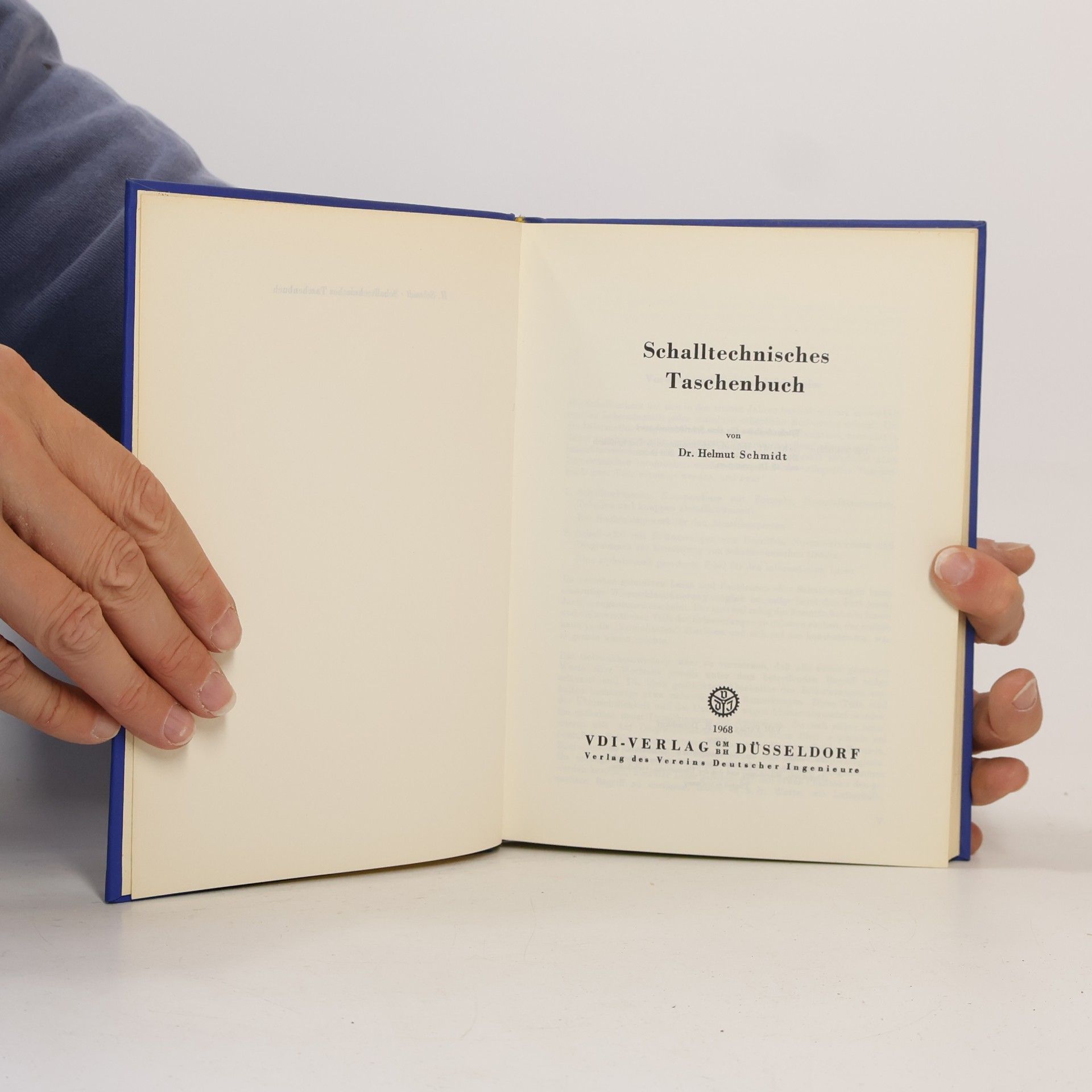 H. Schmidt Schalltechnisches Taschenbuch