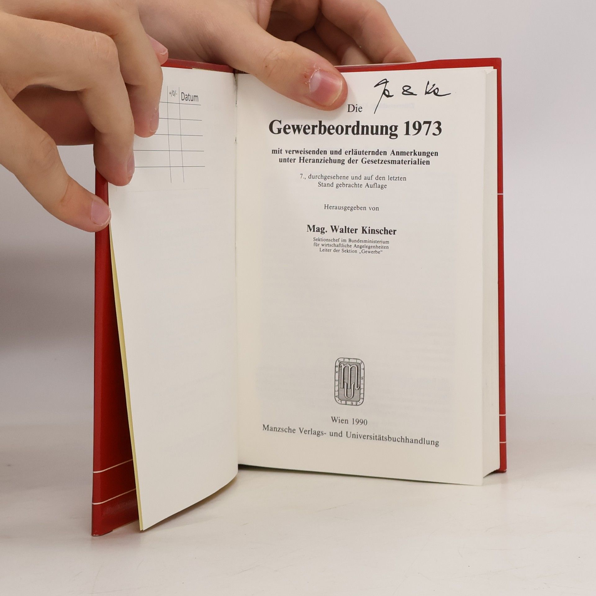 Die Gewerbeordnung 1973